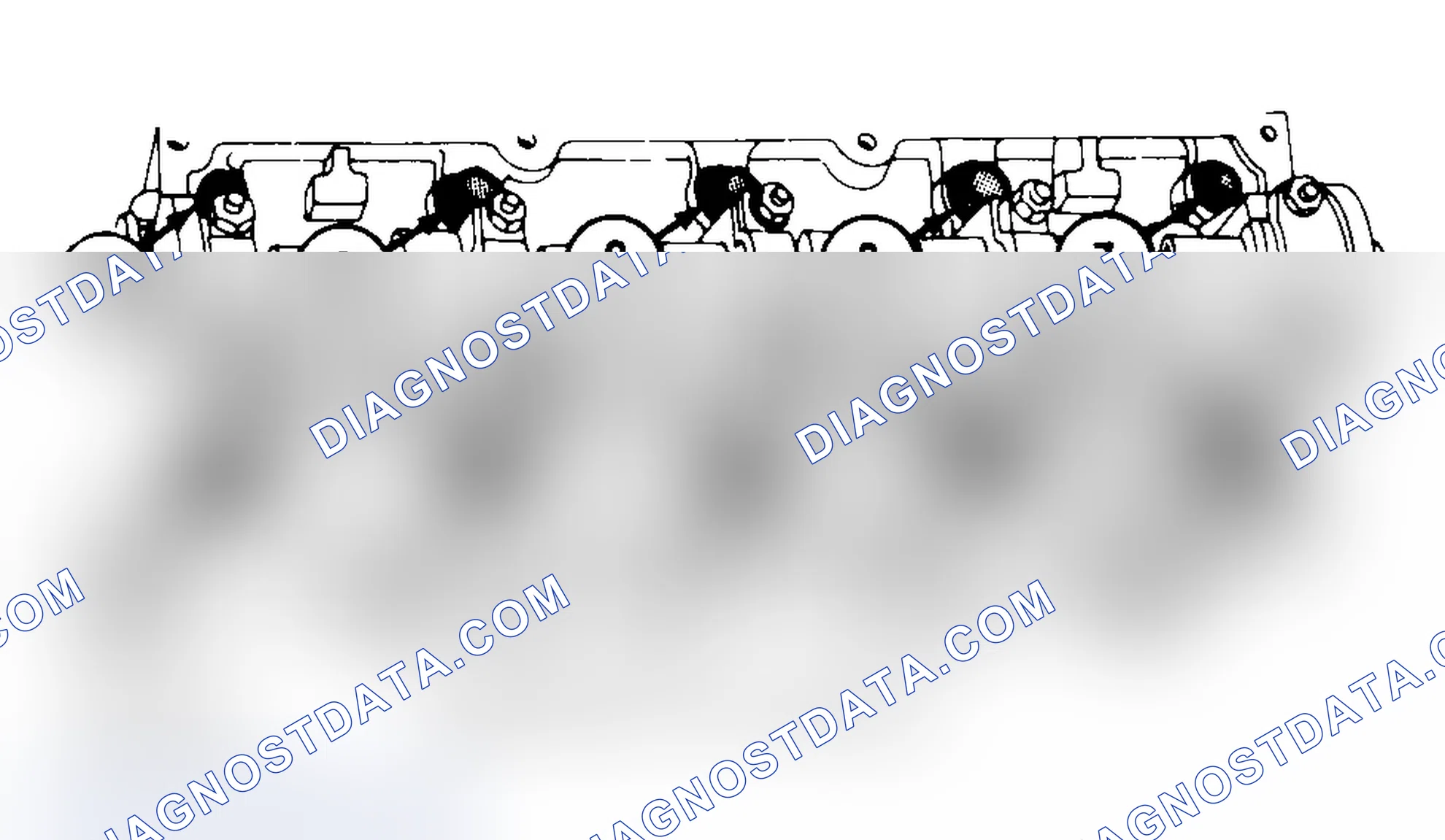 Scheme 7: Typical Cylinder Head Tightening or Loosening Sequence