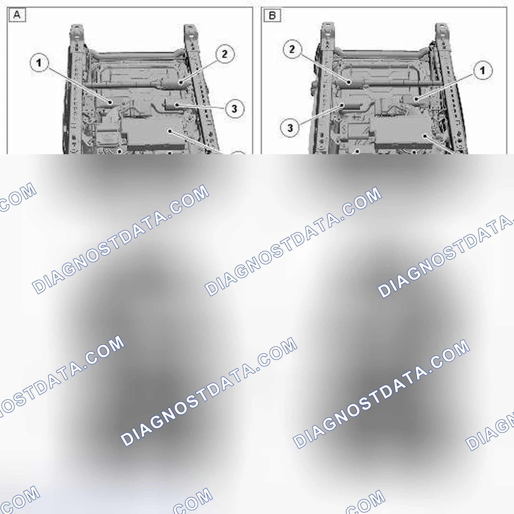 Scheme 52: FRONT SEAT CONTROL COMPONENTS