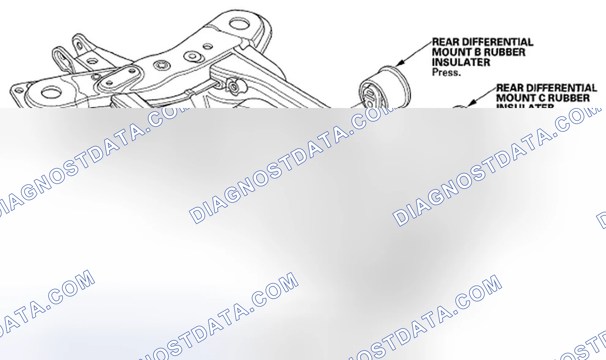 Scheme 62: Rear Differential Mount Replacement