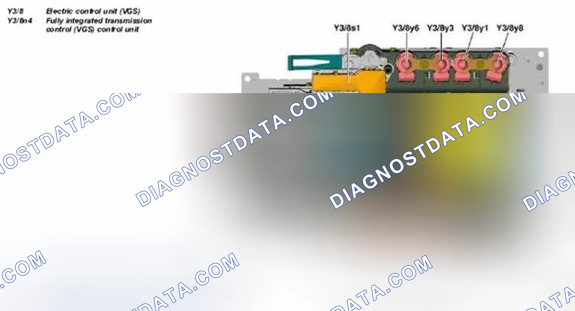 Scheme 42: Identifying Transmission Oil Temperature Sensor Location - Transmission 722.9
