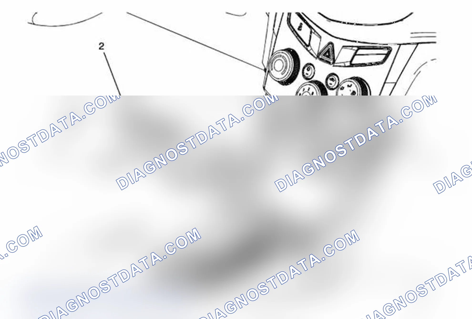 Scheme 96: Instrument Panel Lower Center Trim Plate Applique Replacement (Trax)