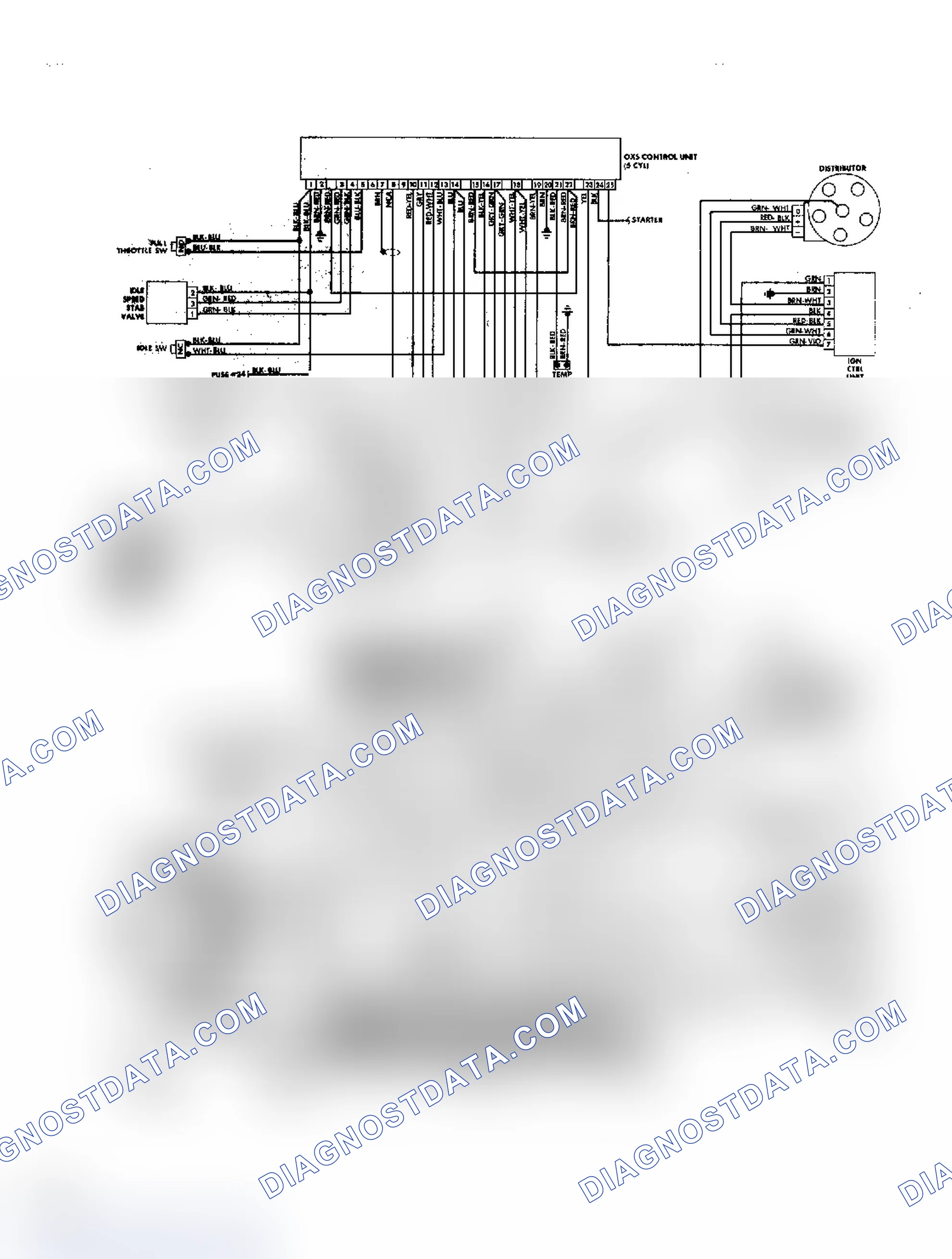 Scheme 17: 4000S & 4000S Quattro (4 & 5-Cylinder) CIS-E Schematic