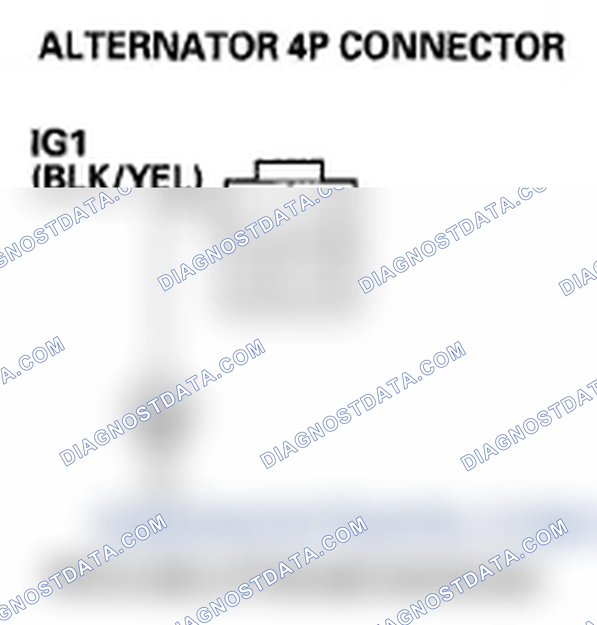 Scheme 83: DTC P16BC: Alternator FR Terminal Circuit/ IGP Circuit Low Voltage