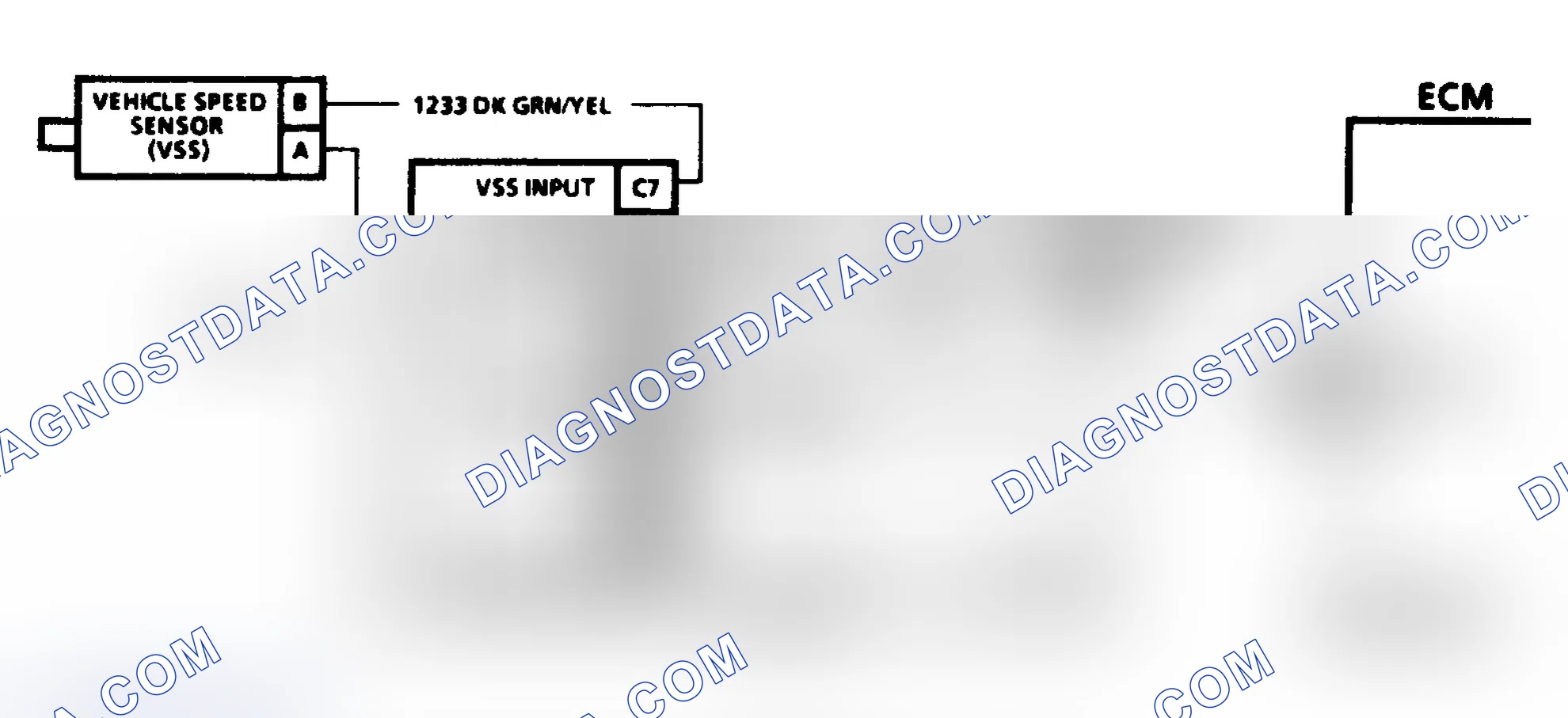 Scheme 24: Code 24 Schematic ("P" Series M/T) Vehicle Speed Sensor Transmission Output Signal