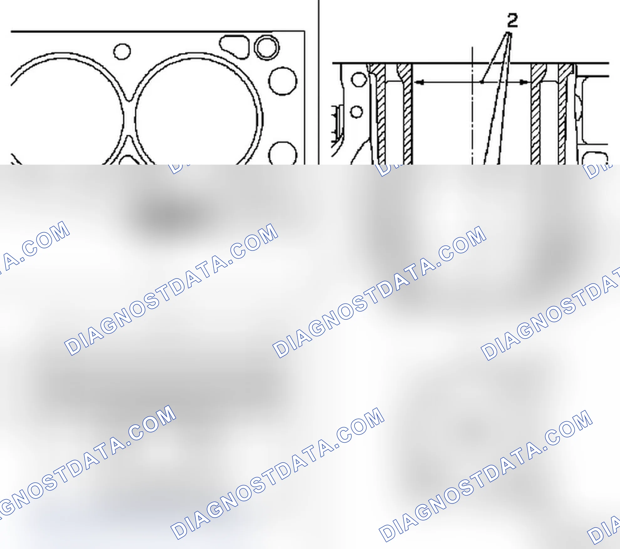 Crank Drive, Cylinder Block