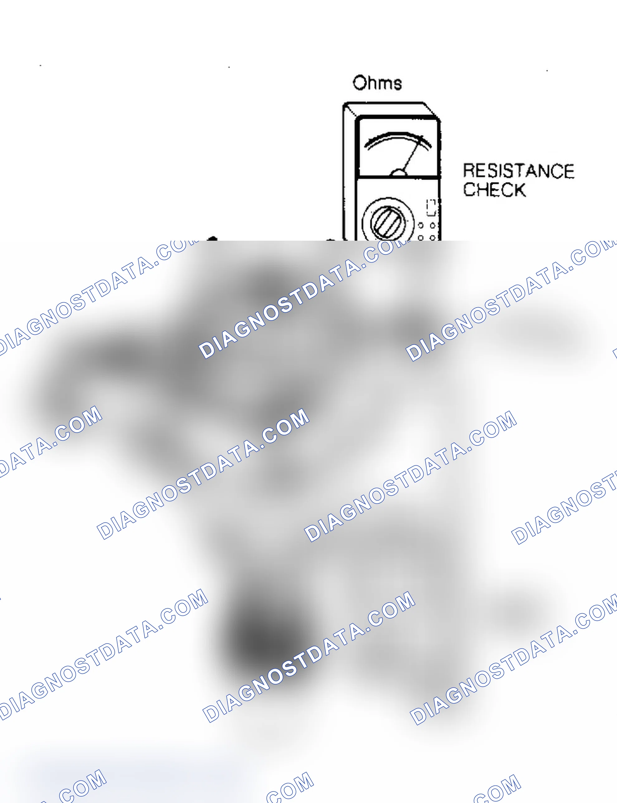 Scheme 19: Checking Distributor Pick-Up Coil Illustration applies to sealed module connector distributors only.