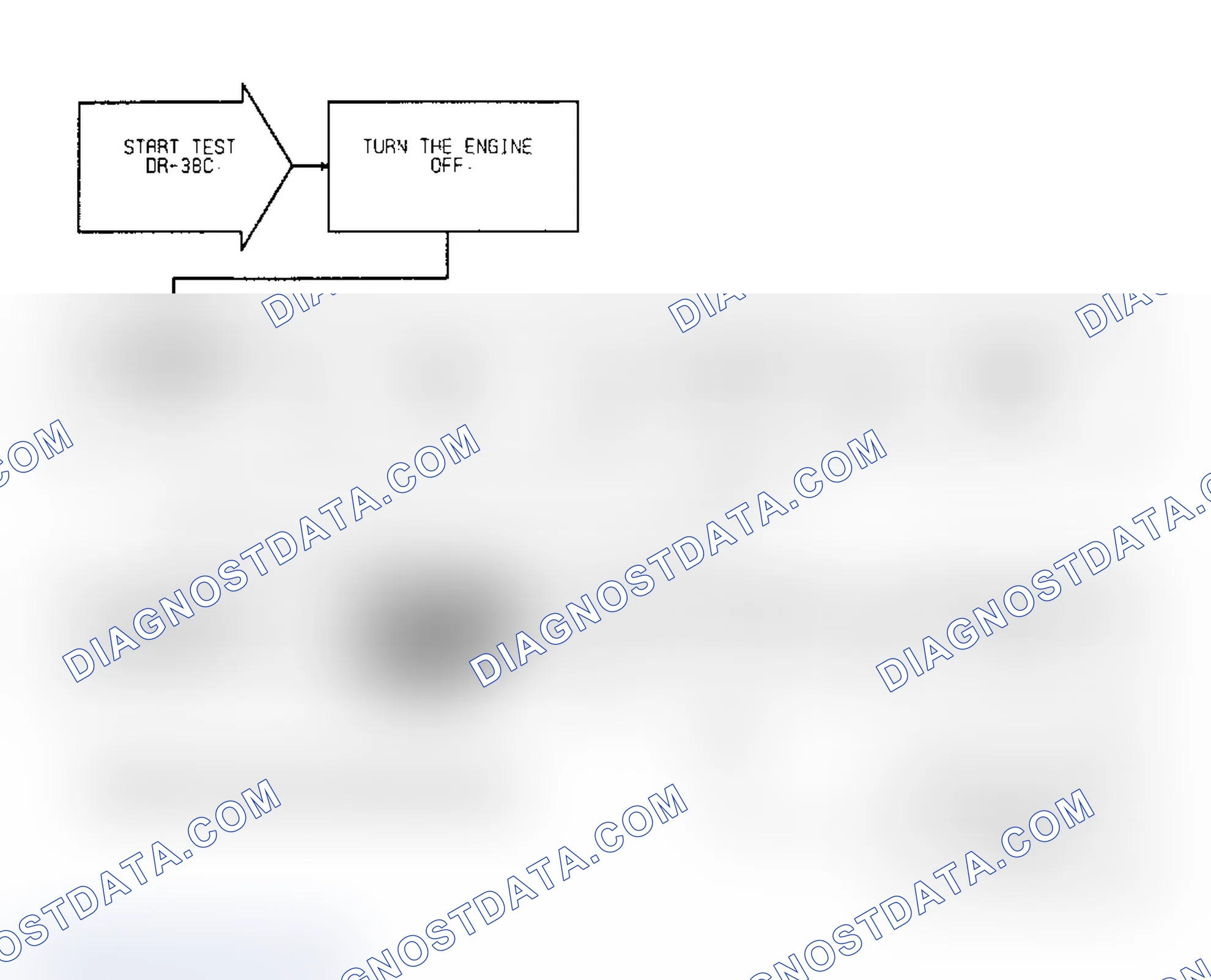 Scheme 698: Test DR-38C, Idle Speed Motor Operation