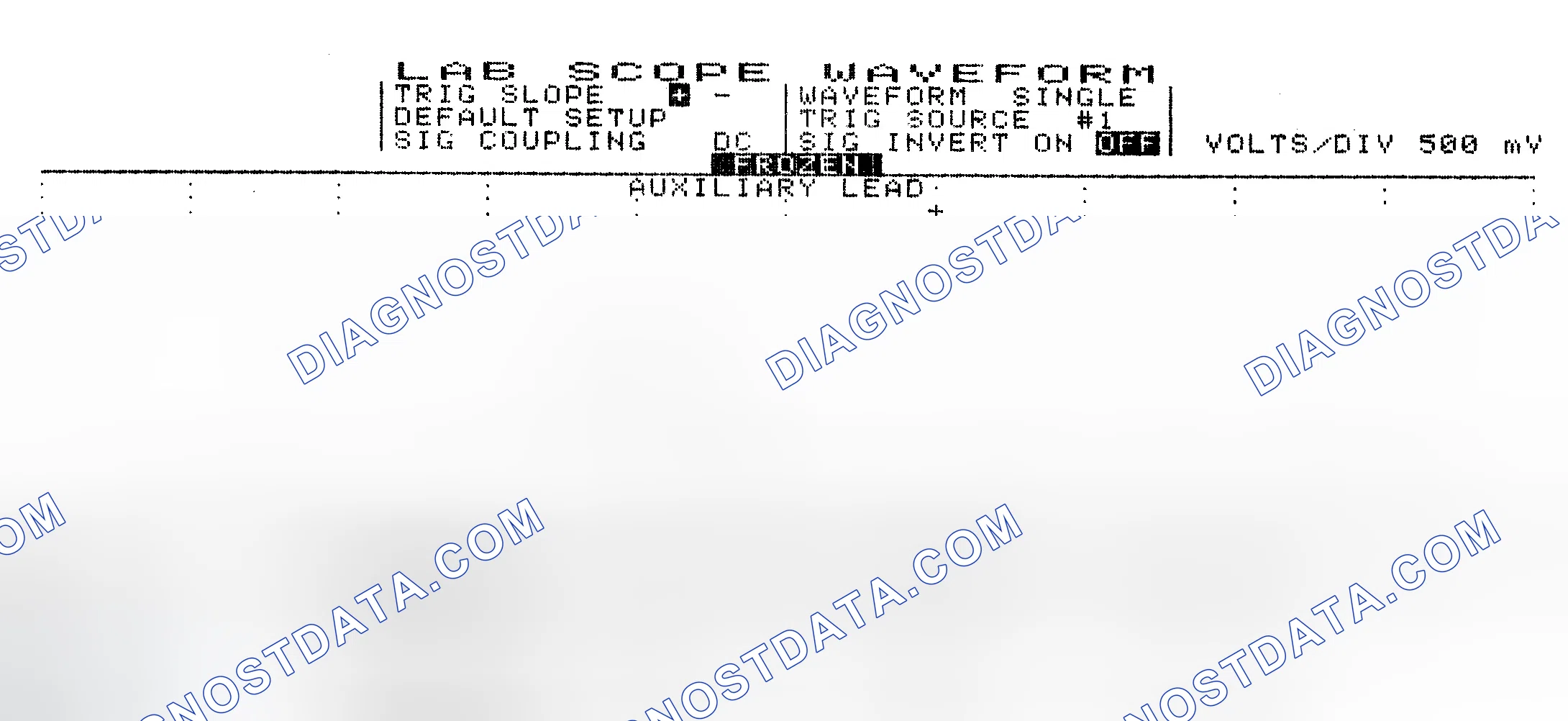 Scheme 10: Single Injector w/Excessive Current Flow - Current Pattern