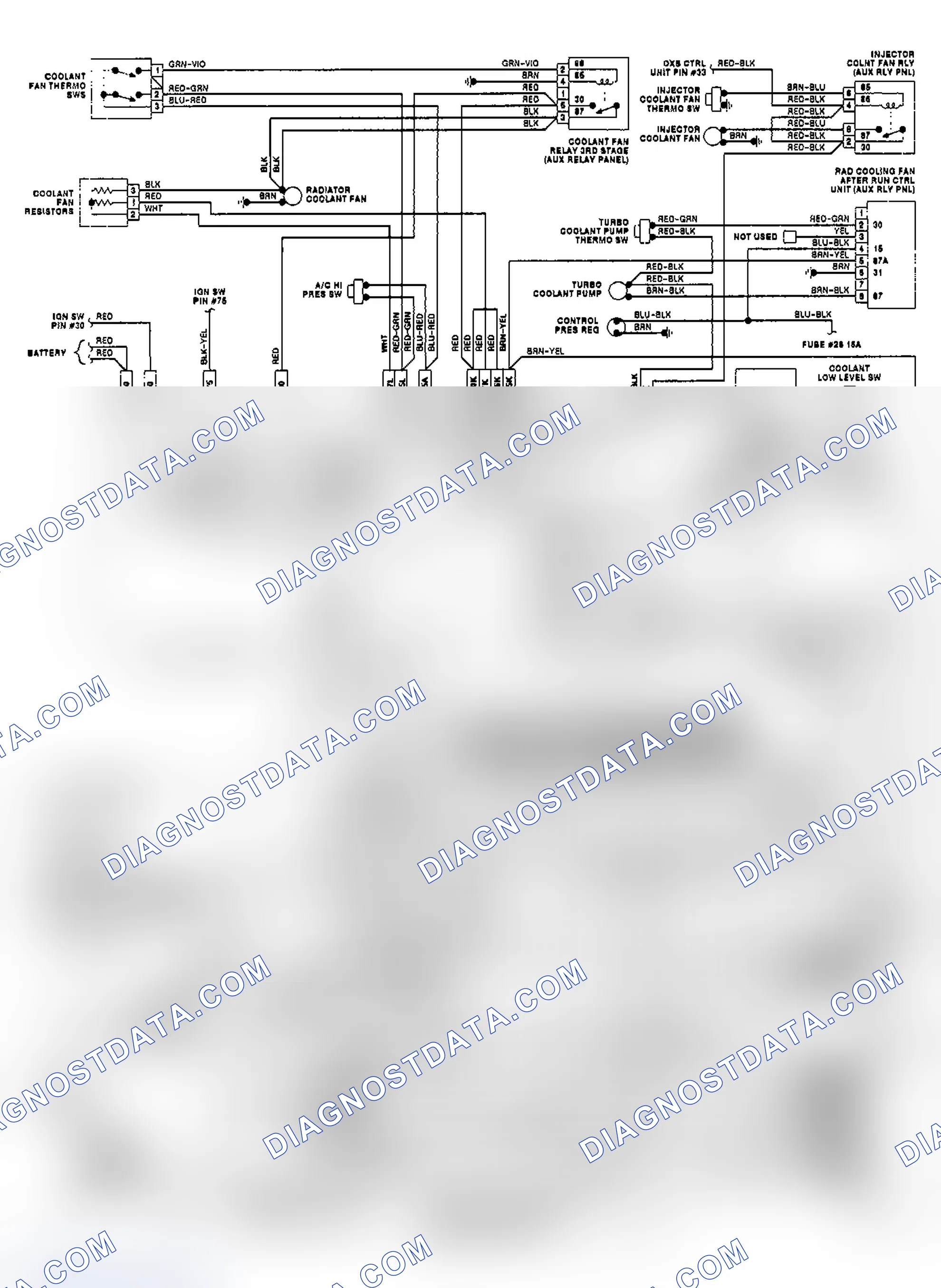 Scheme 11: Automatic A/C-Heater System Wiring Diagram (200)