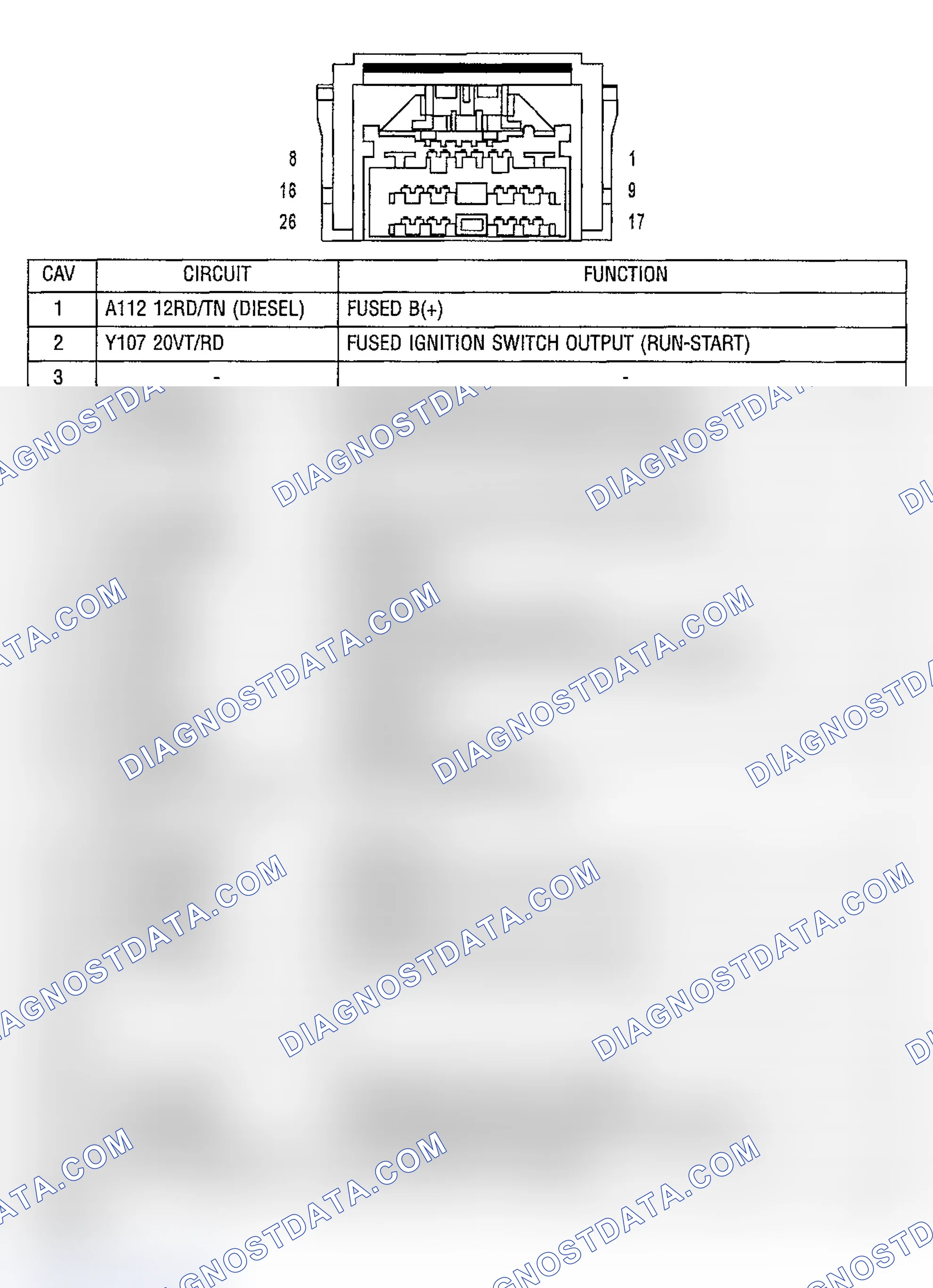 Scheme 354: INTEGRATED POWER MODULE CONNECTOR VIEWS
