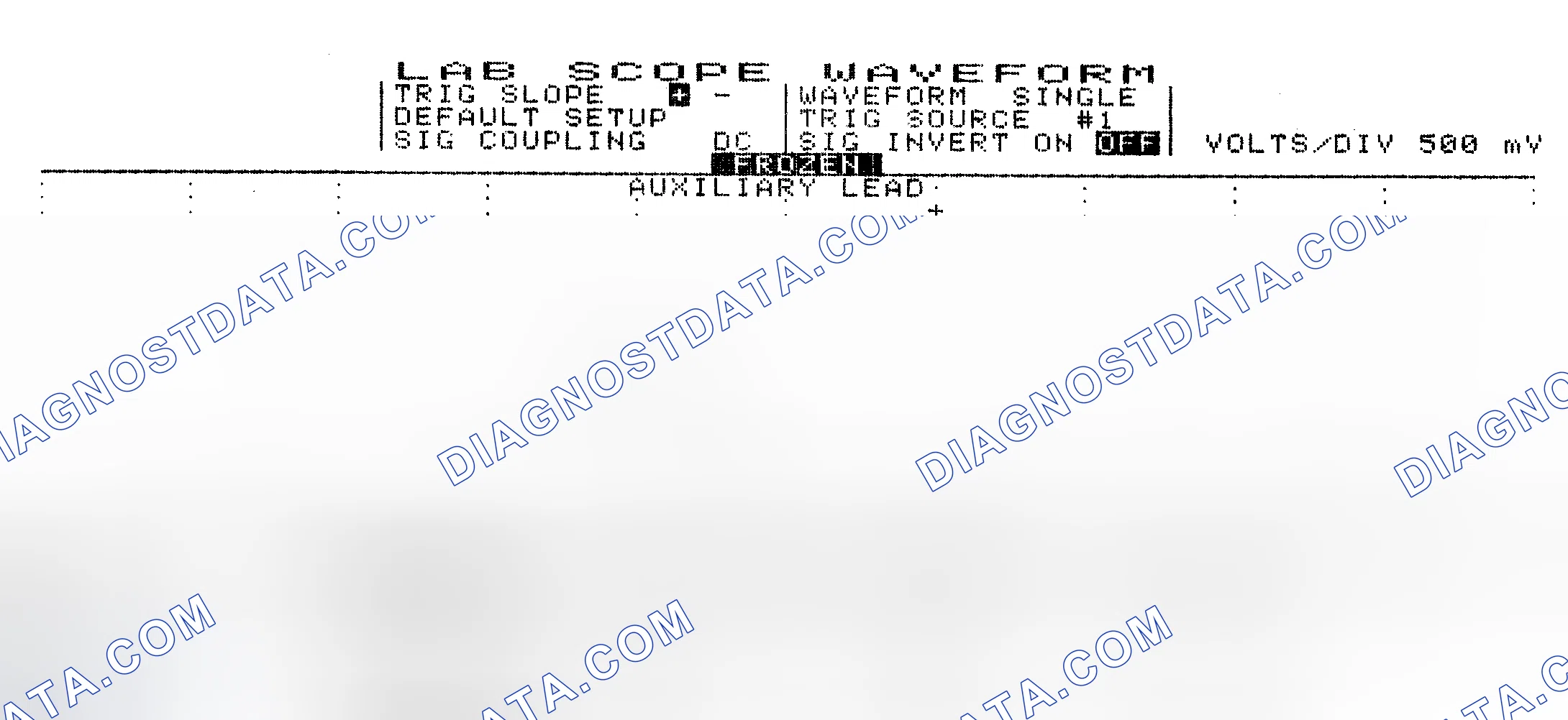 Scheme 10: Single Injector w/Excessive Current Flow - Current Pattern