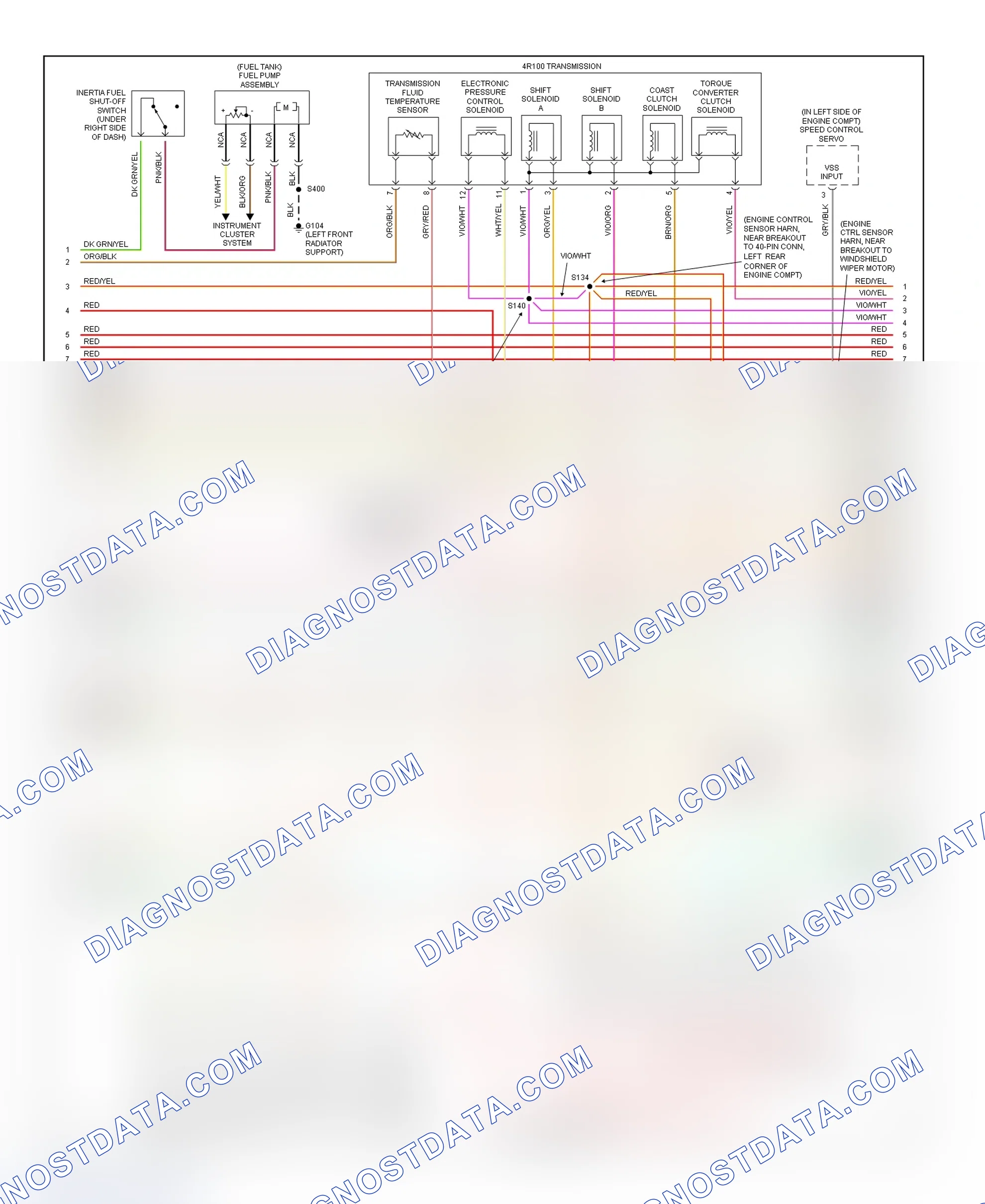Scheme 90: PCM Wiring Diagram (Expedition & Navigator - 5.4L - 3 Of 4)