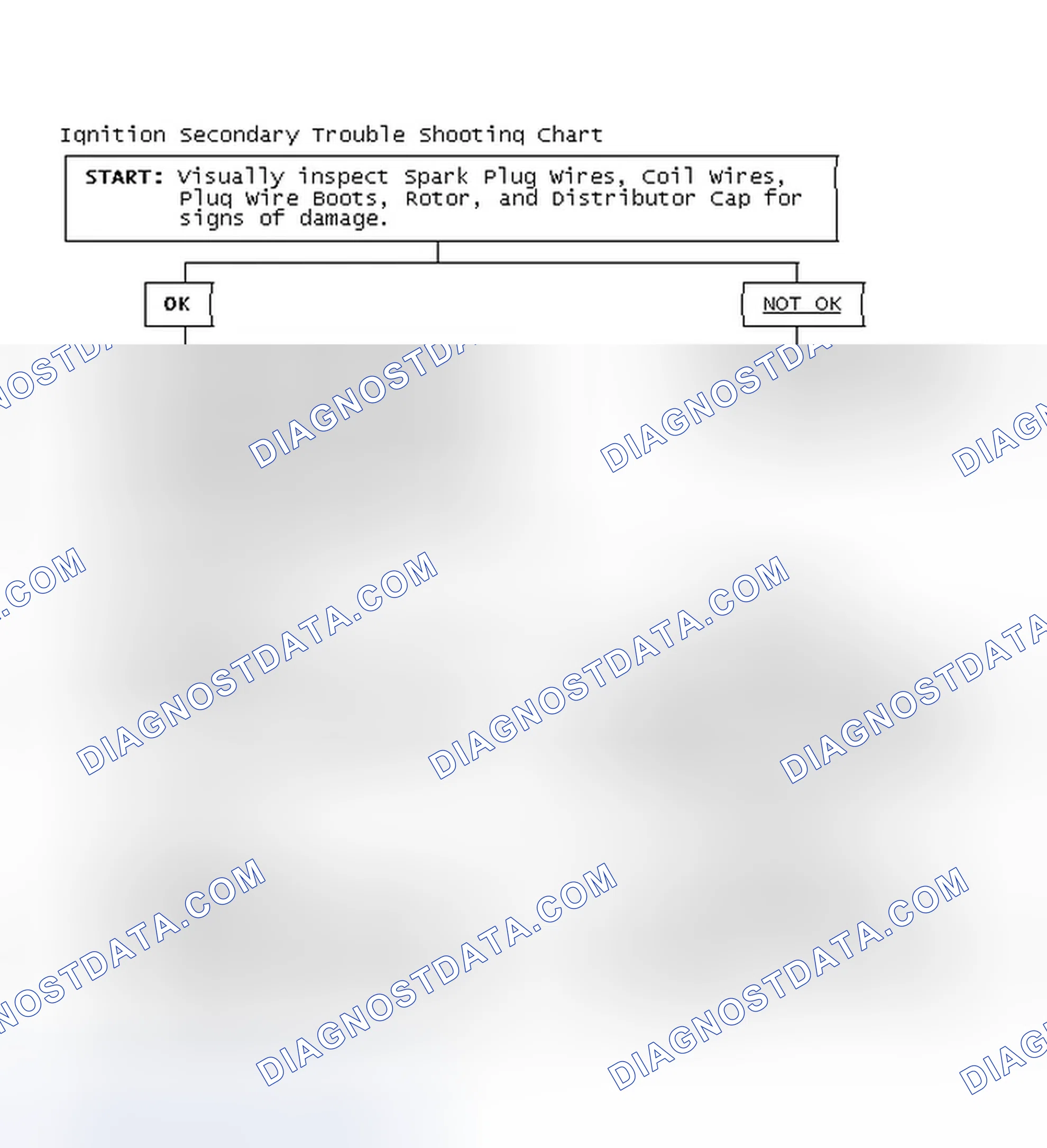 Scheme 1: Ignition Secondary Trouble Shooting Chart