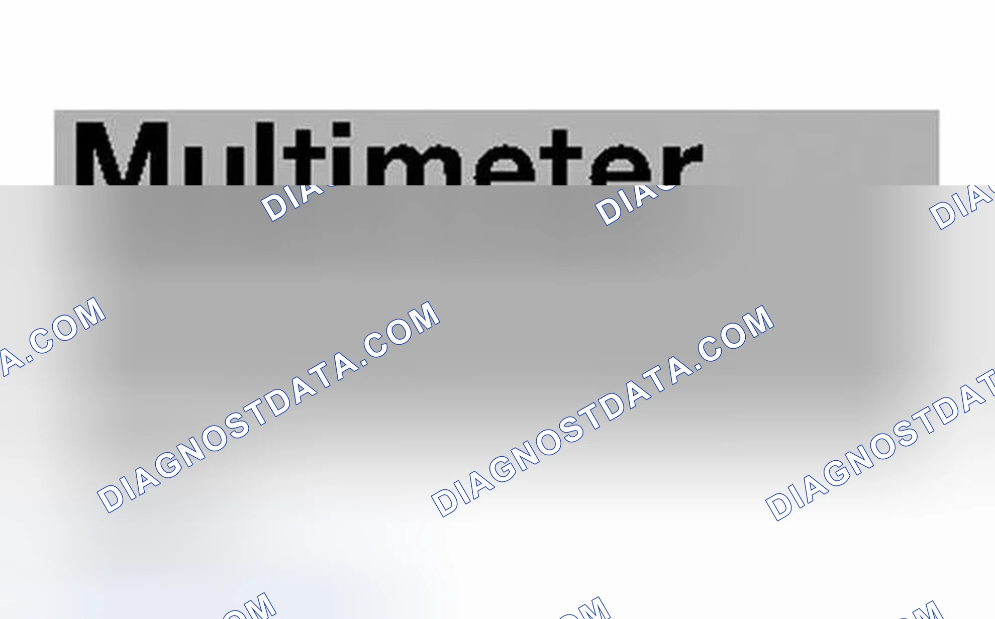 Scheme 471: Identifying Multimeter