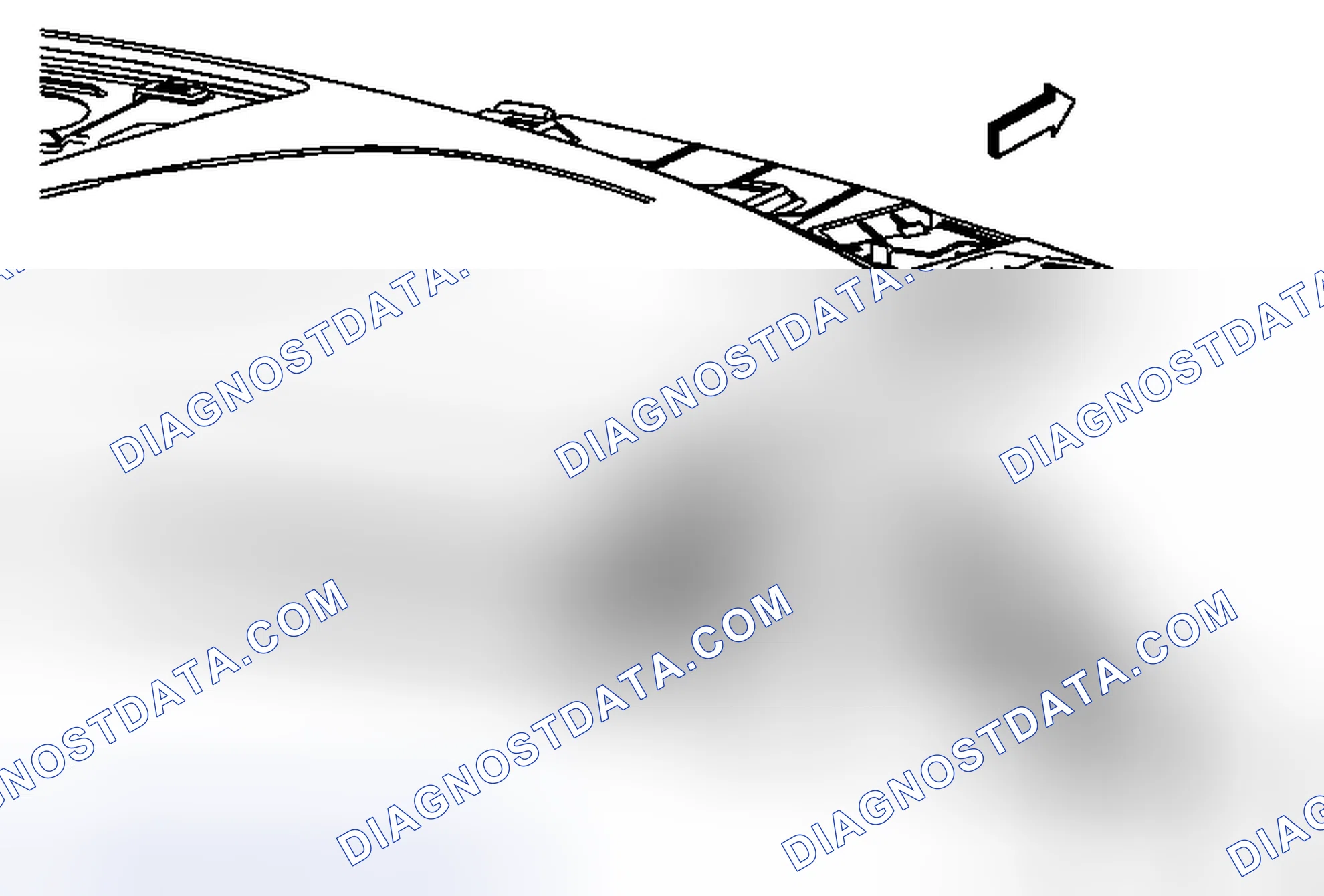 Scheme 36: Side Window Defogger Outlet Grille Replacement - Right Side (Traverse)