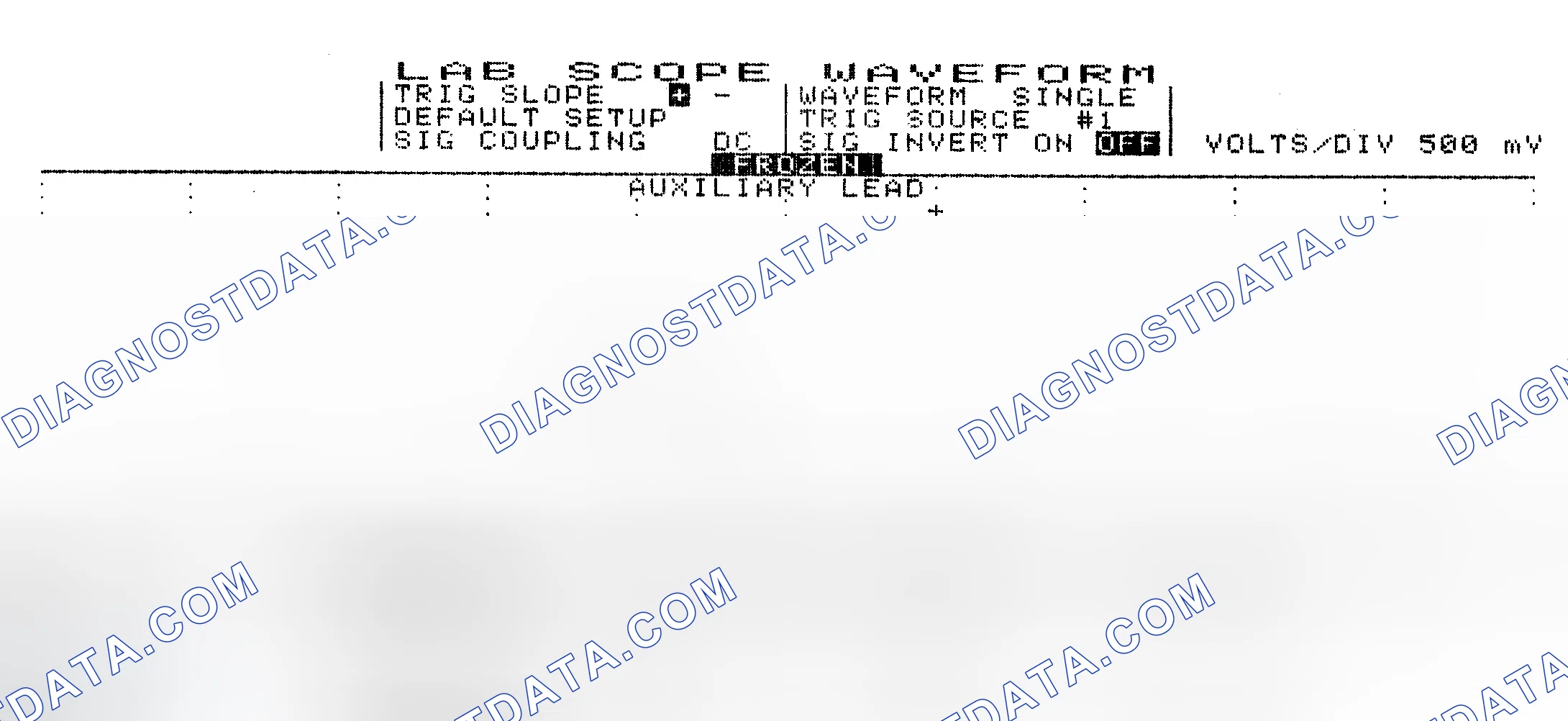 Scheme 10: Single Injector w/Excessive Current Flow - Current Pattern