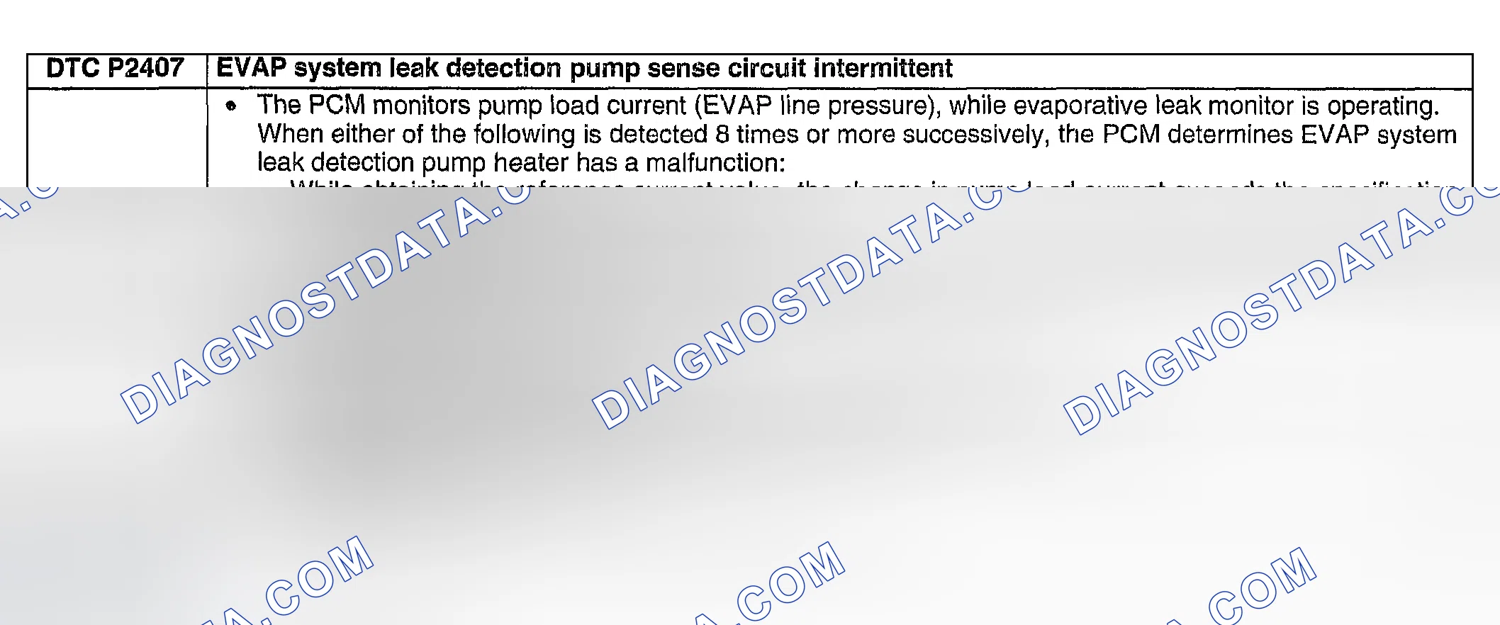 Scheme 399: DTC P2407: EVAP SYSTEM LEAK DETECTION PUMP SENSE CIRCUIT INTERMITTENT