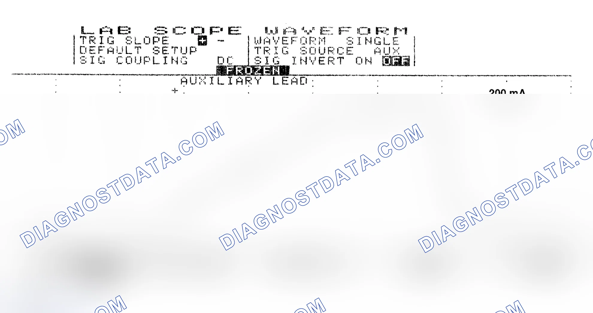 Scheme 13: Single Injector w/Normal Current Flow - Current Pattern