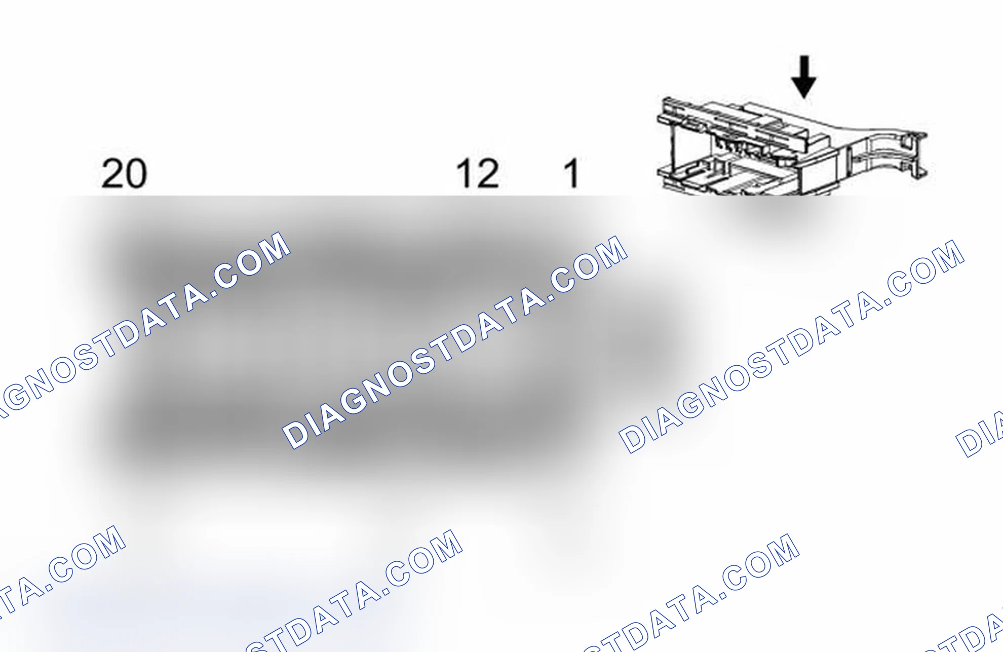 Scheme 250: X700 Left Rear Door Harness to Body Harness