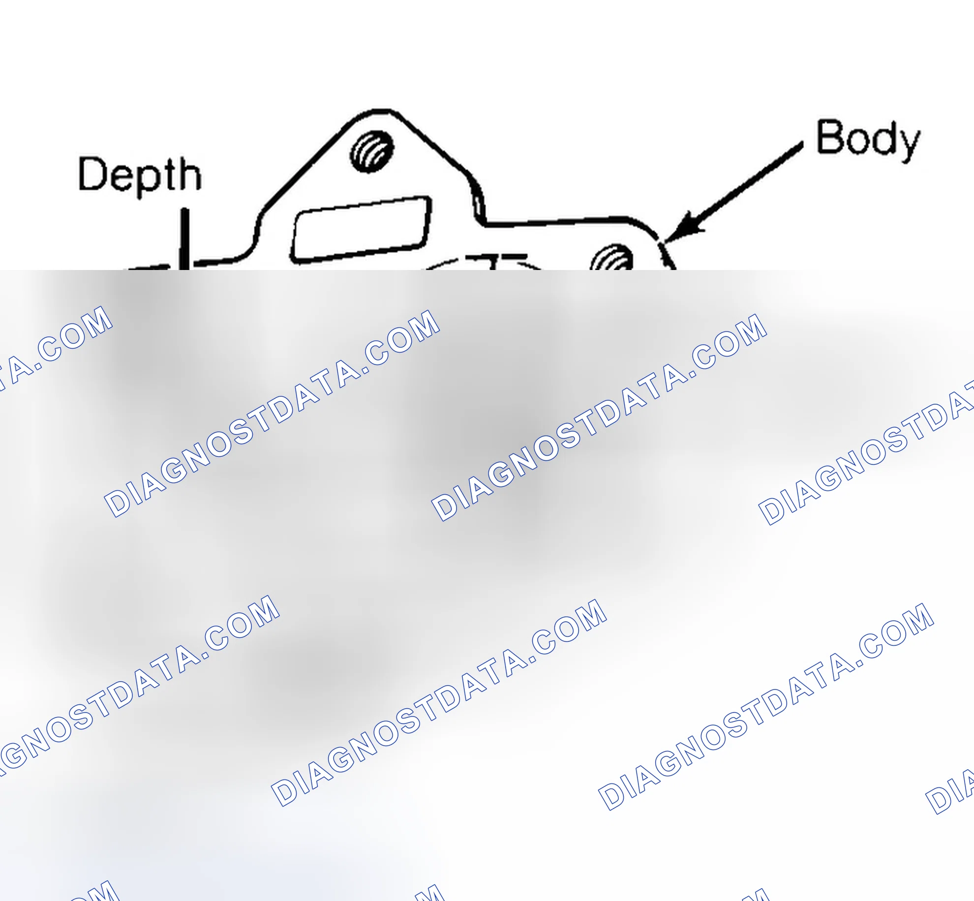 Scheme 35: Measuring Oil Pump Gear Cavity