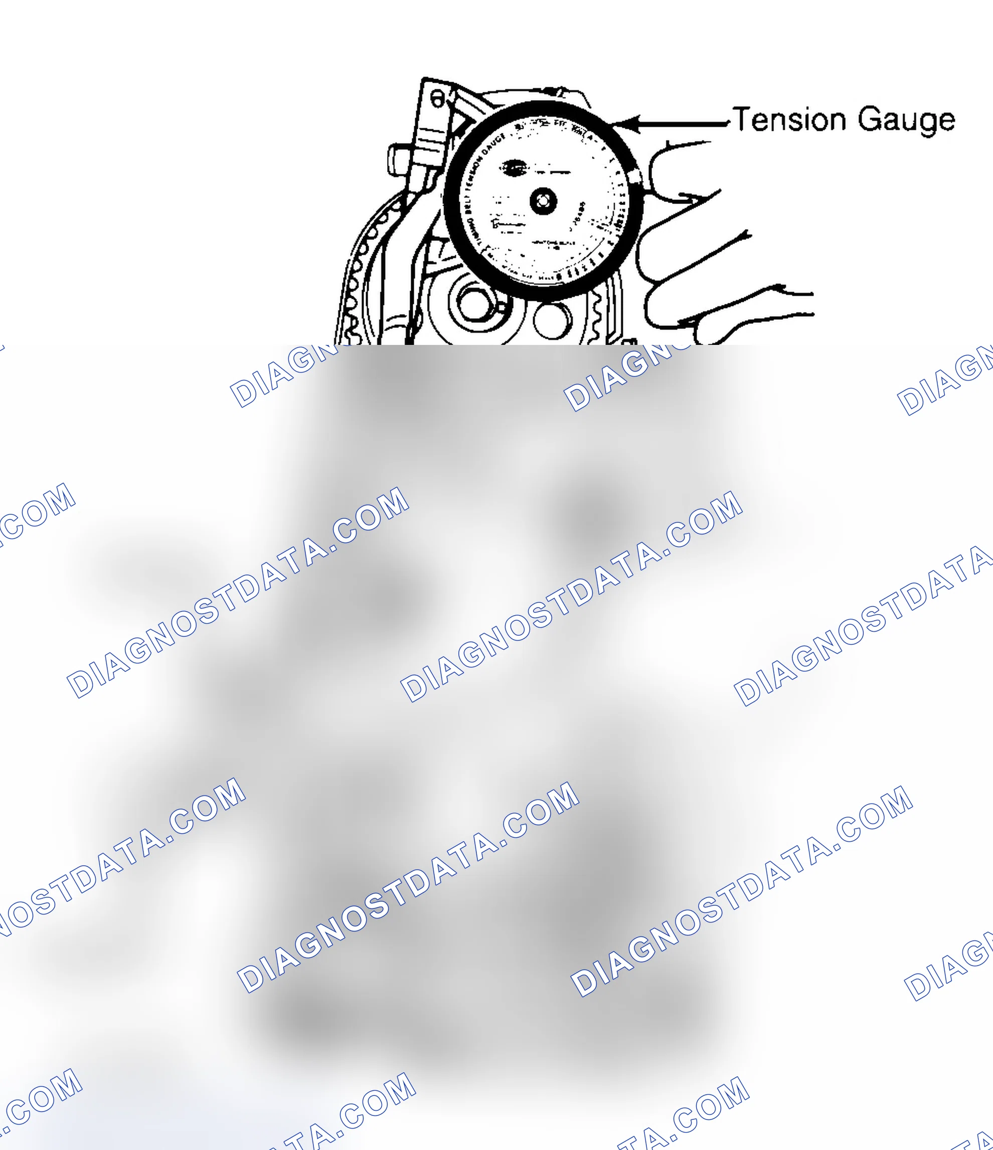 Scheme 28: Adjusting Typical Timing Belt Tension