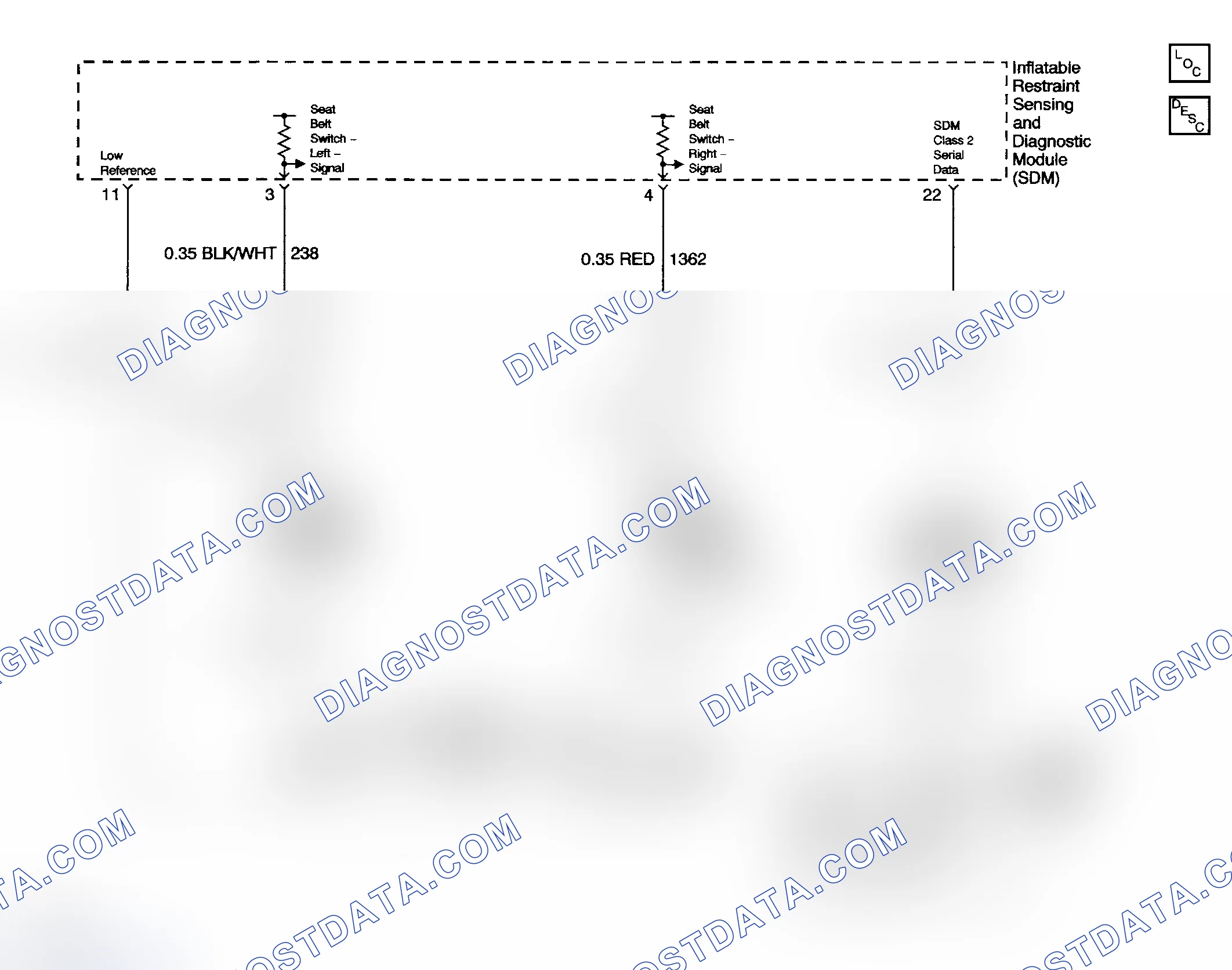 Scheme 1: Seat Belt Schematics