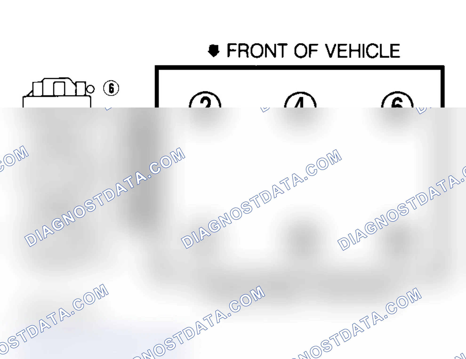 Scheme 6: Firing Order (3.8L - Except "F" Body)