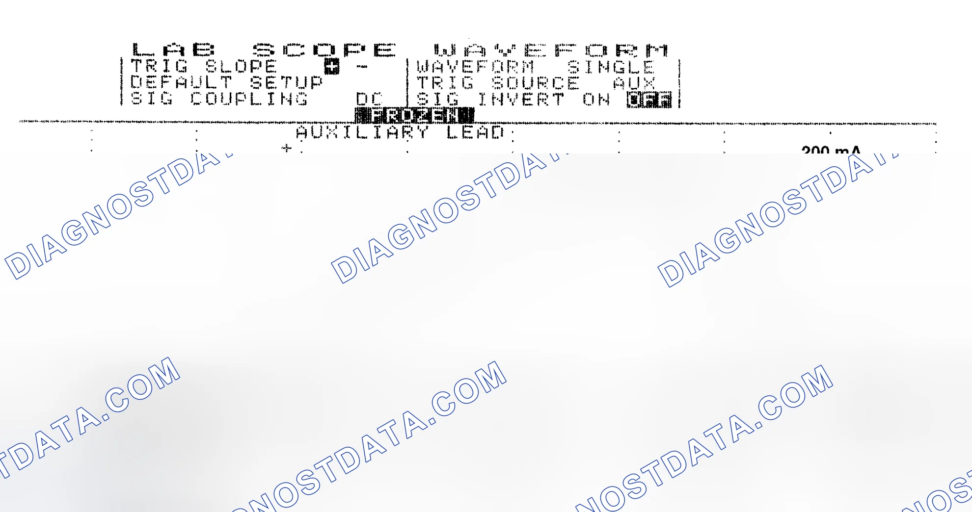 Scheme 13: Single Injector w/Normal Current Flow - Current Pattern
