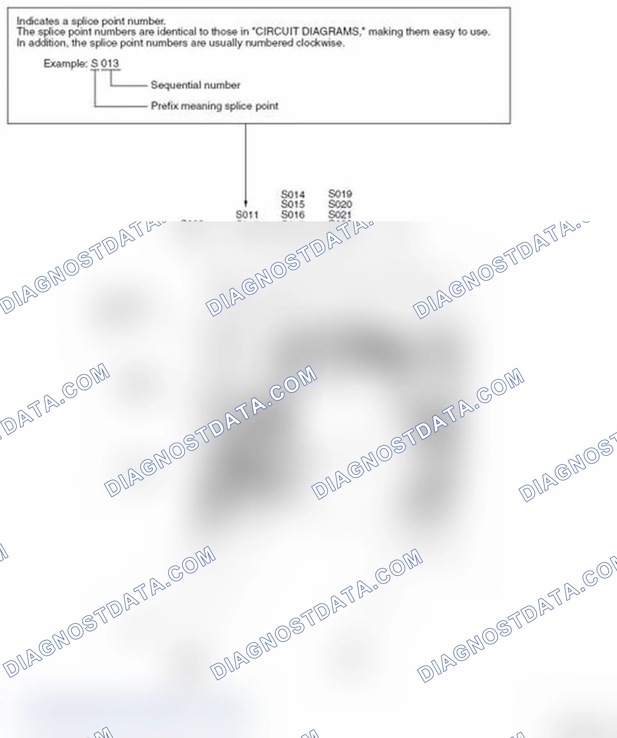 Scheme 541: HOW TO READ SPLICE LOCATIONS