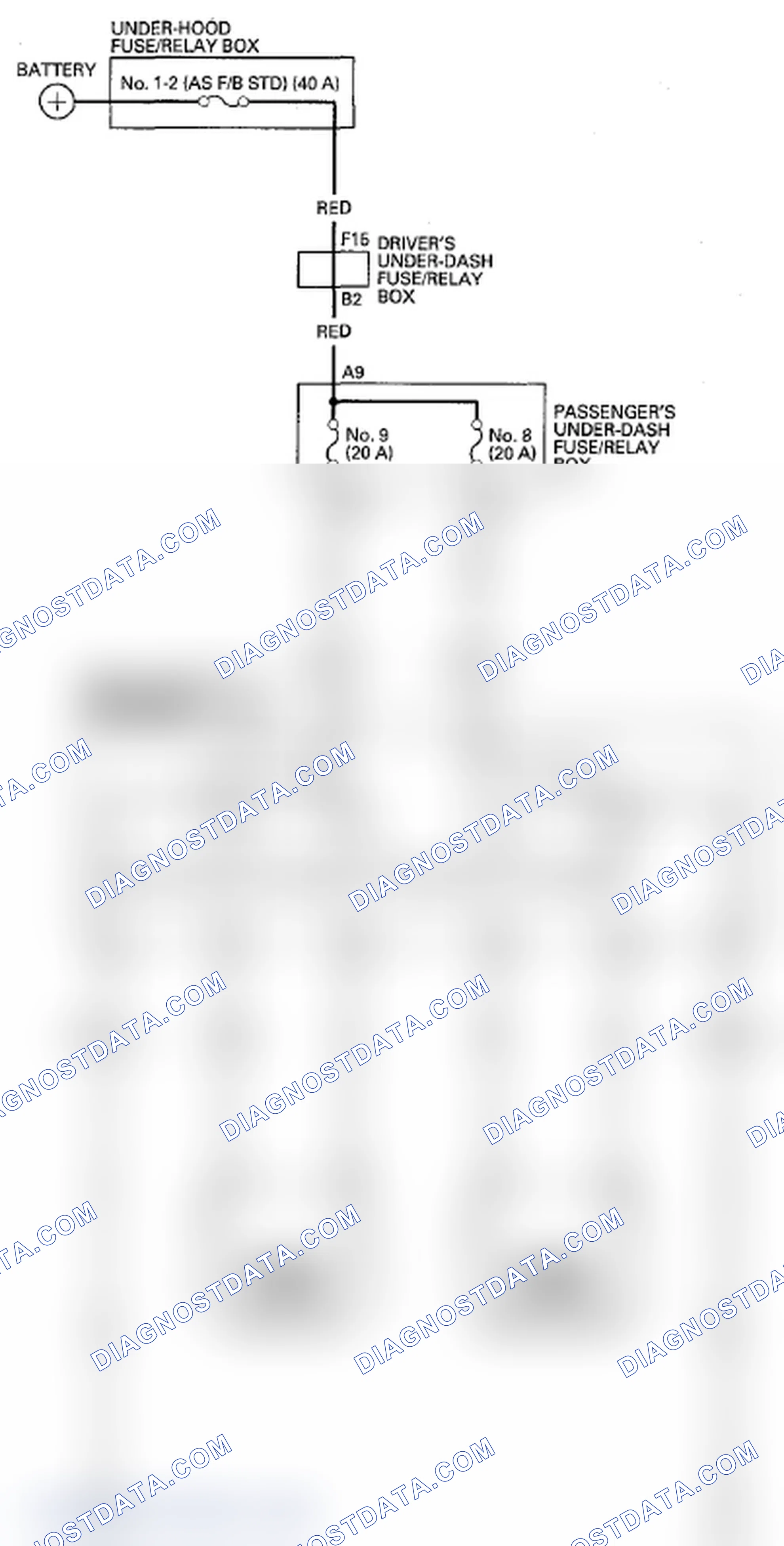 Scheme 412: Circuit Diagram - Front Passenger's Power Seat