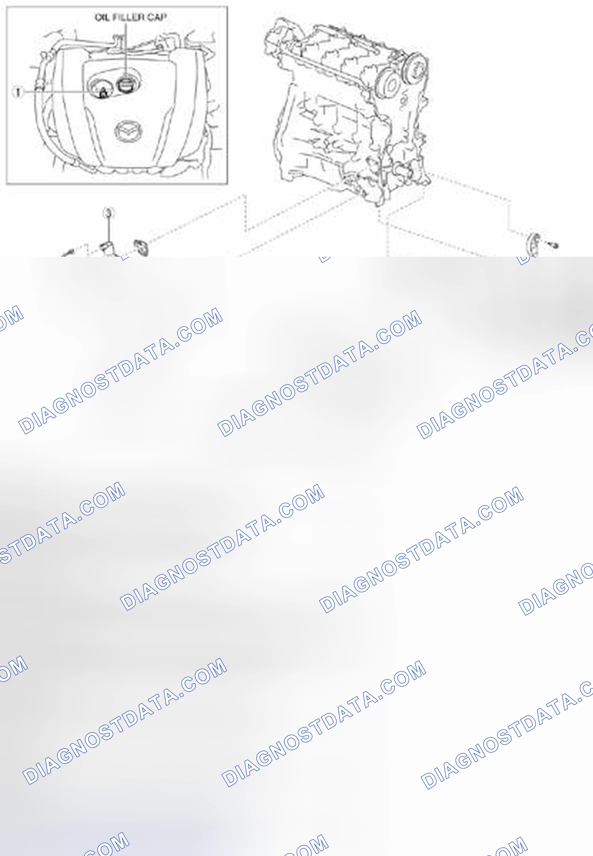 Scheme 52: Identifying Engine Lubrication System Components [SKYACTIV-G 2.0]