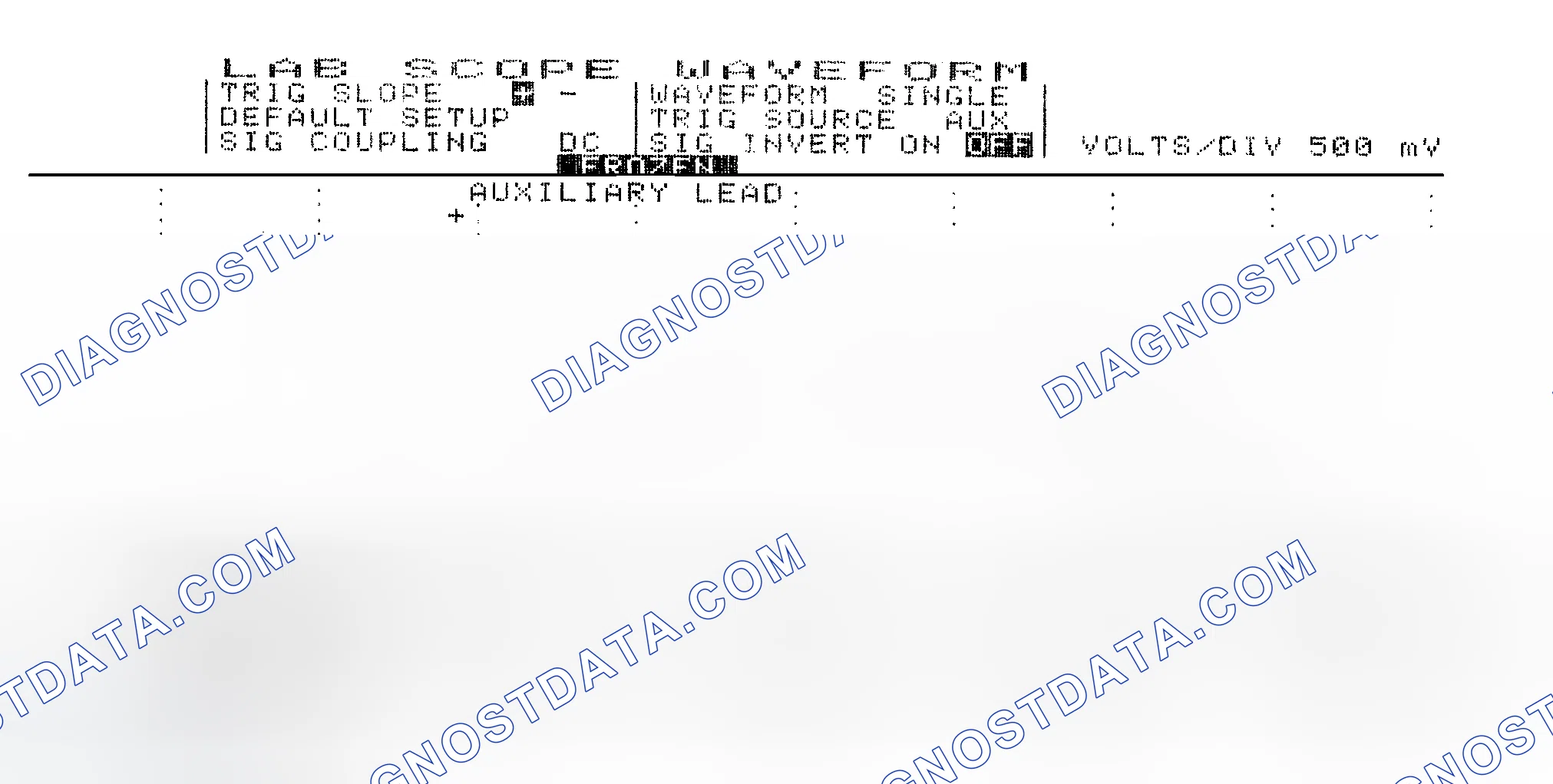 Scheme 14: Single Injector w/Excessive Current Flow - Current Pattern