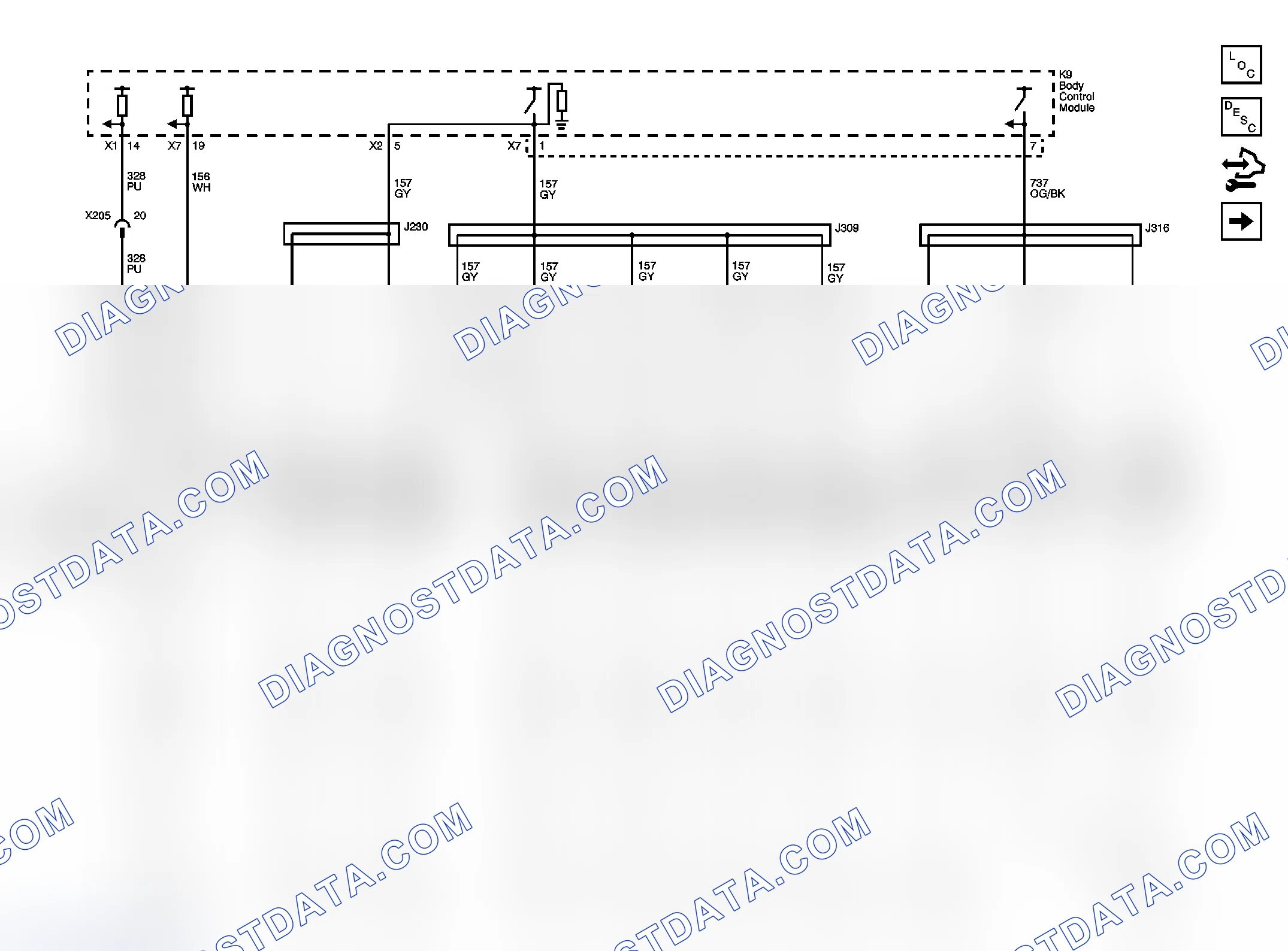 Scheme 13: Interior Lights Schematics