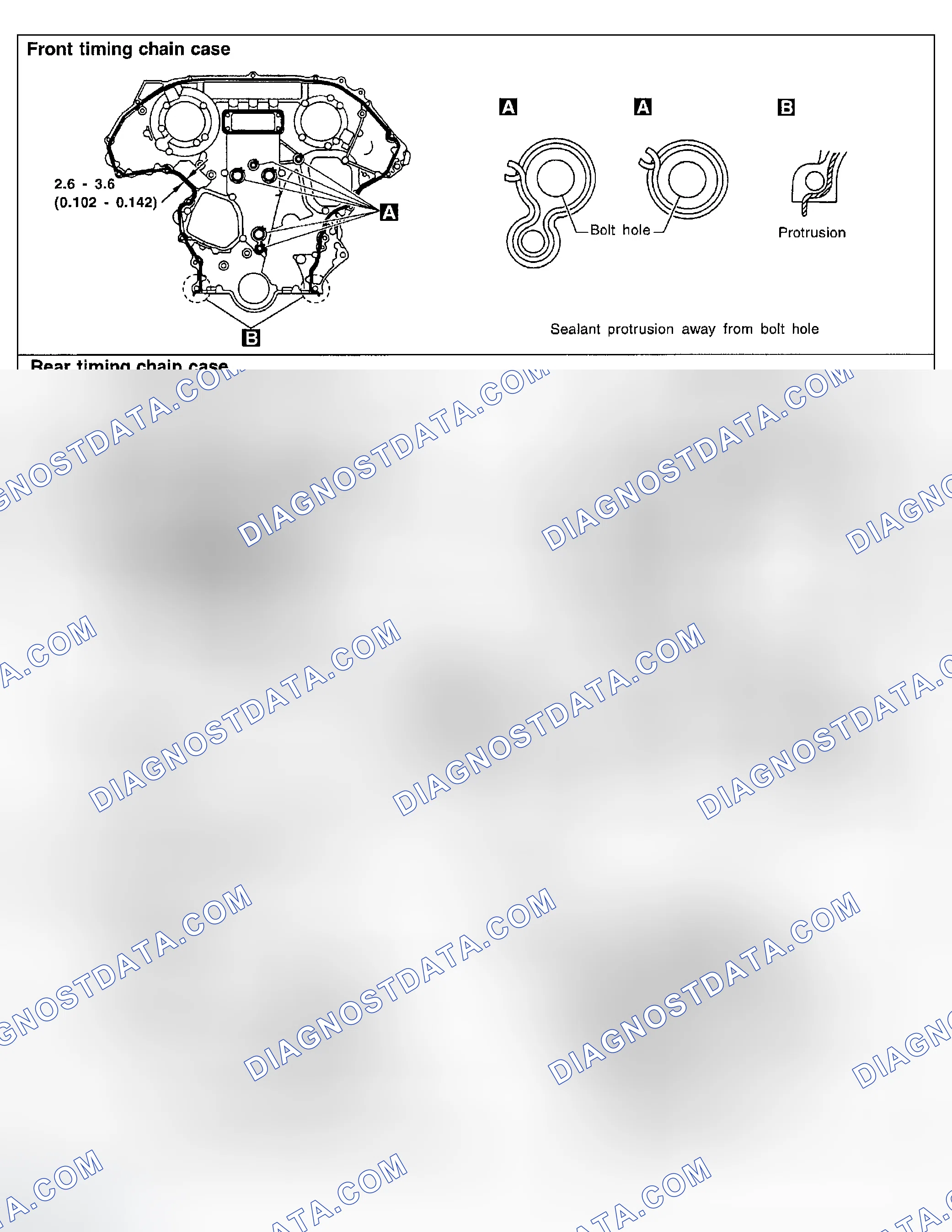 Scheme 469: Position For Applying Liquid Gasket