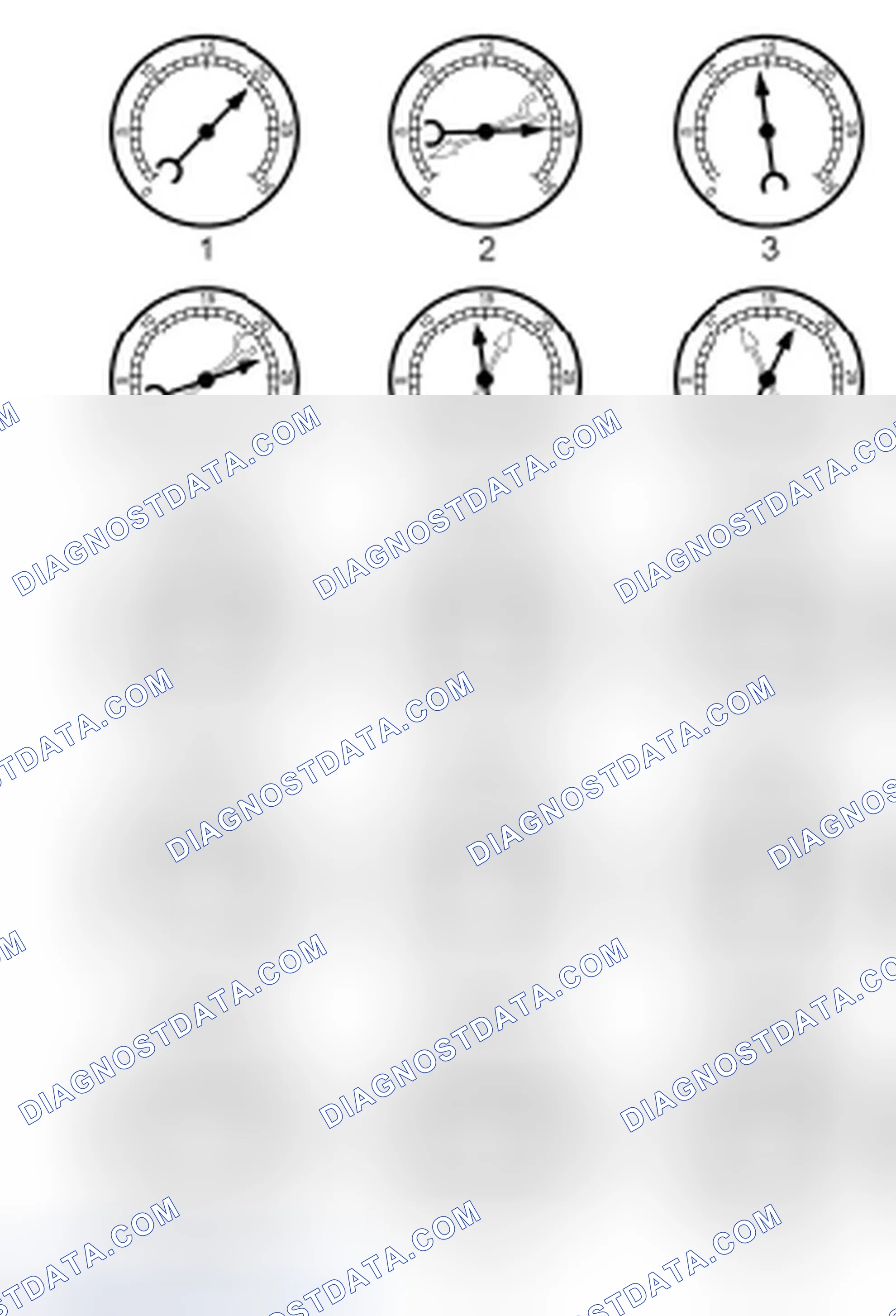 Scheme 519: Intake Manifold Vacuum Test - Interpreting Vacuum Gauge Readings