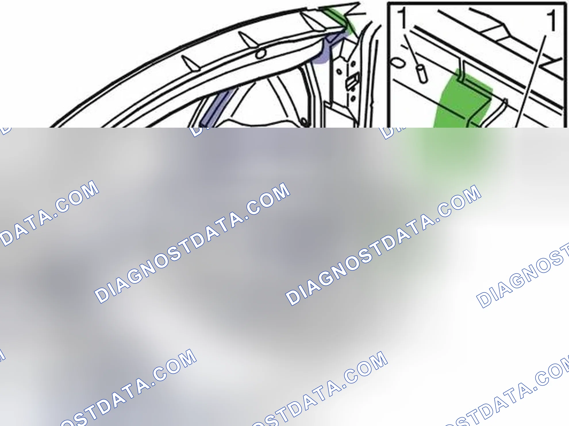 Scheme 43: Passenger compartment, internal