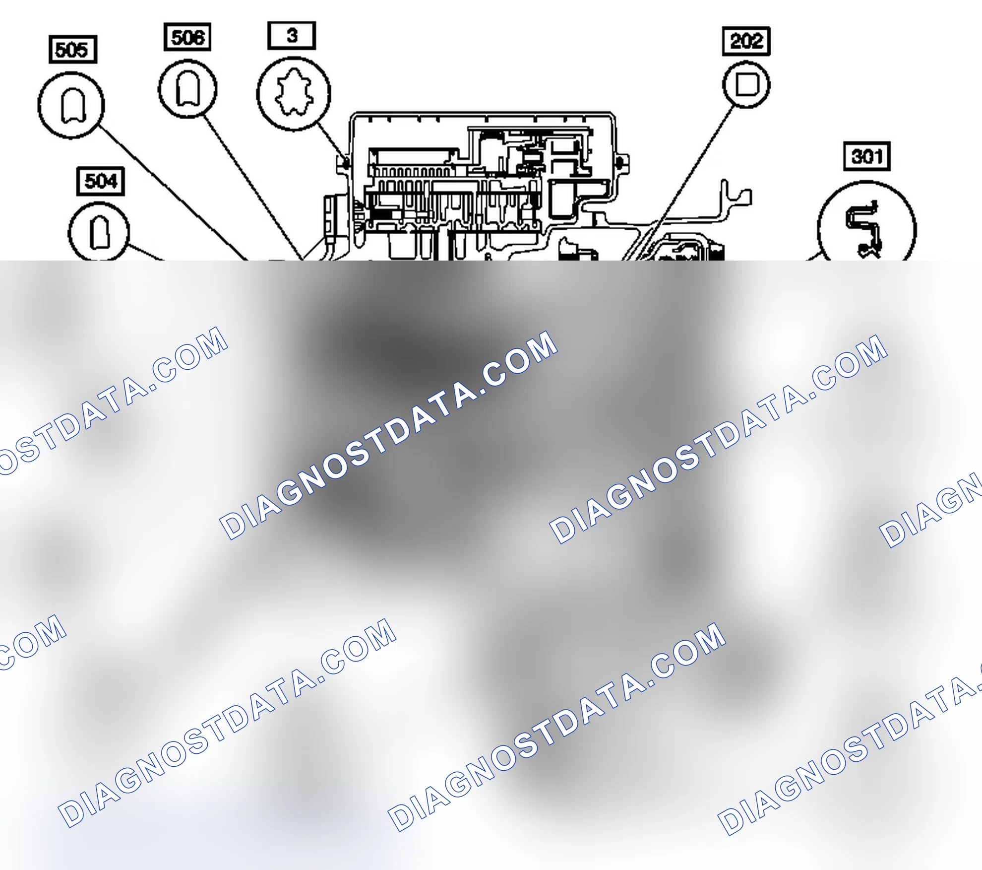Scheme 124: A/Trans Seal Kit (Gen 1) 24251353 (1 of 2)