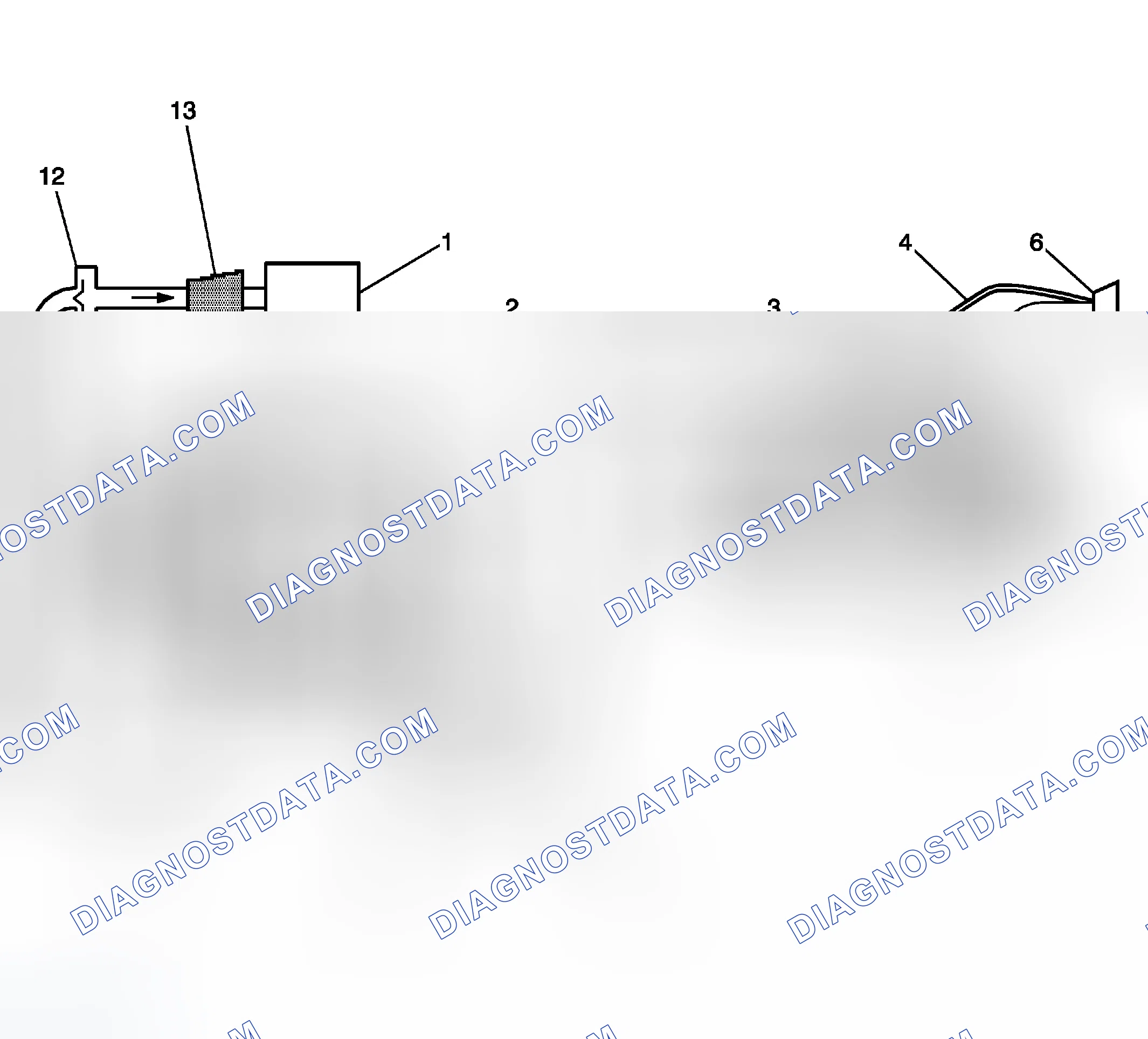 Scheme 115: Typical Evaporative Emission (EVAP) System Hose Routing Diagram