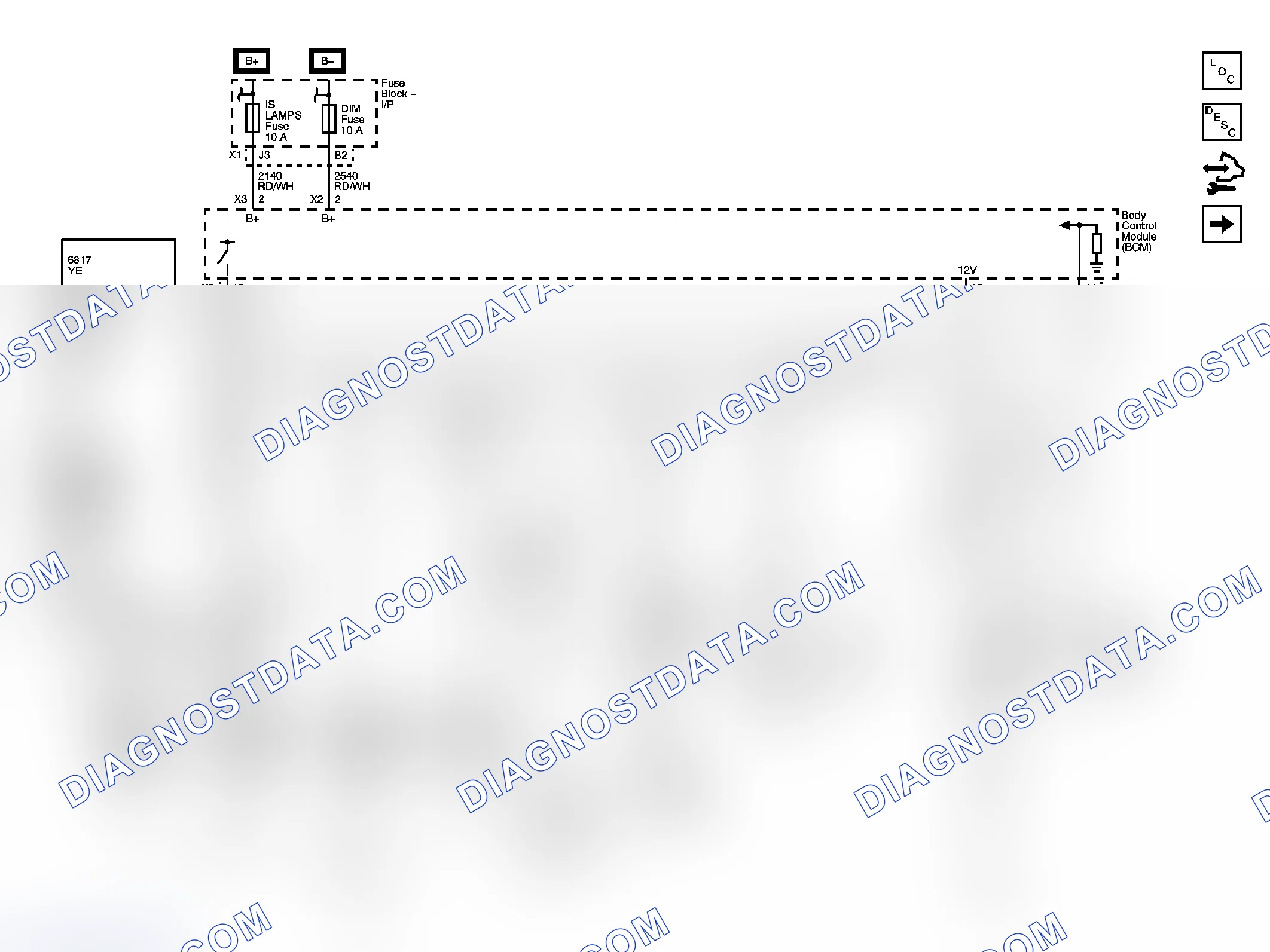 Scheme 22: Interior Lights Dimming Schematics