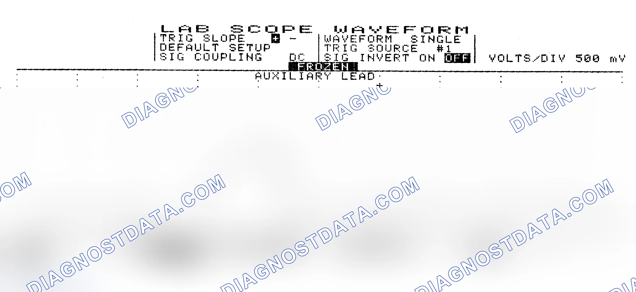 Scheme 10: Single Injector w/Excessive Current Flow - Current Pattern