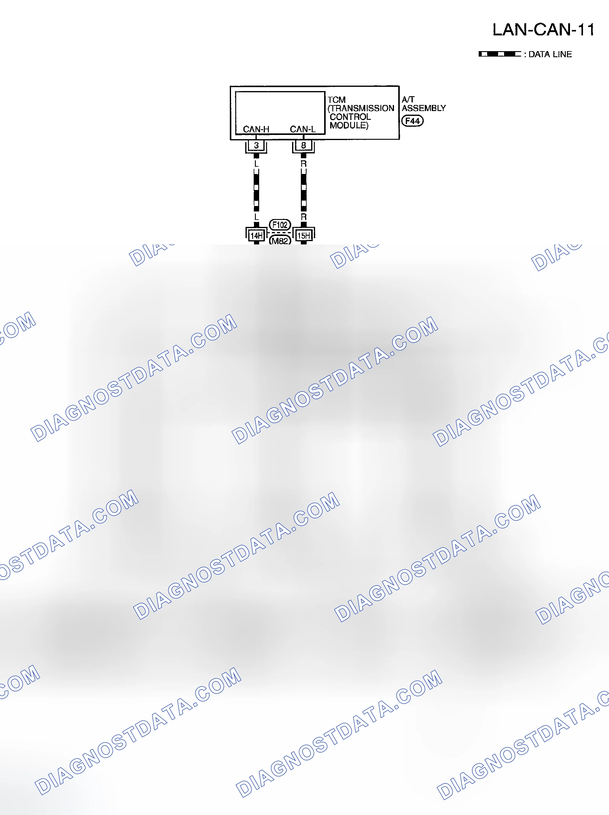 Scheme 285: WIRING DIAGRAM - CAN