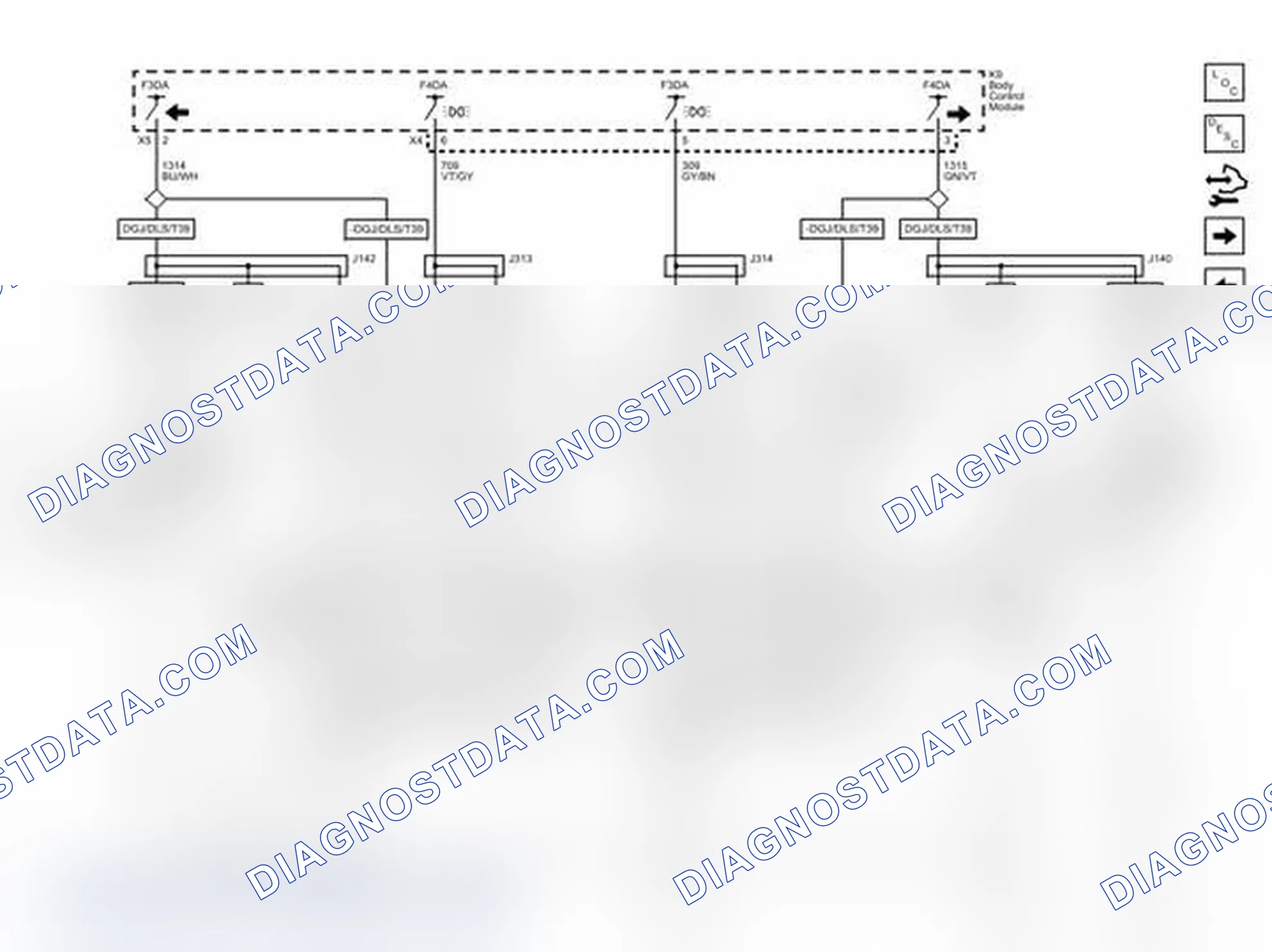 Scheme 62: Park, Repeater and Front Turn Lamps