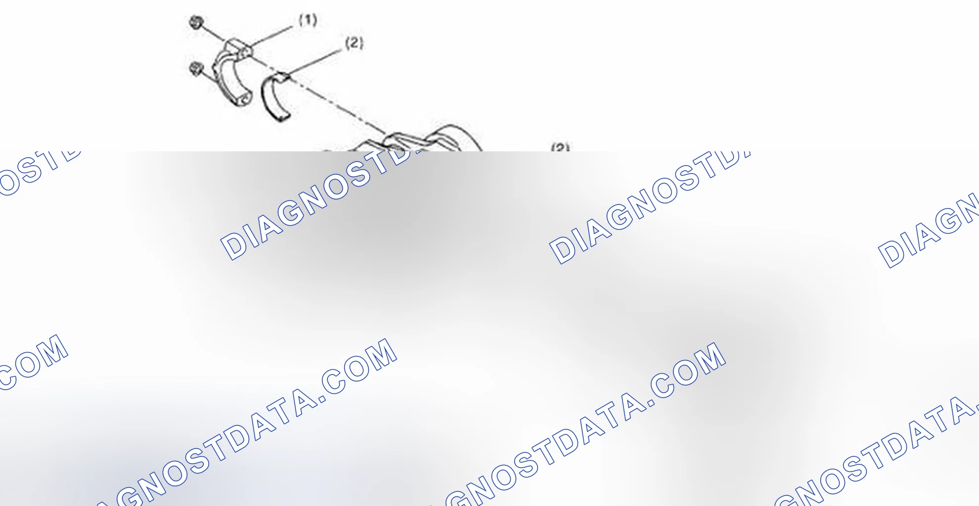 Fig. 194: Disassembling View Of Crankshaft Components