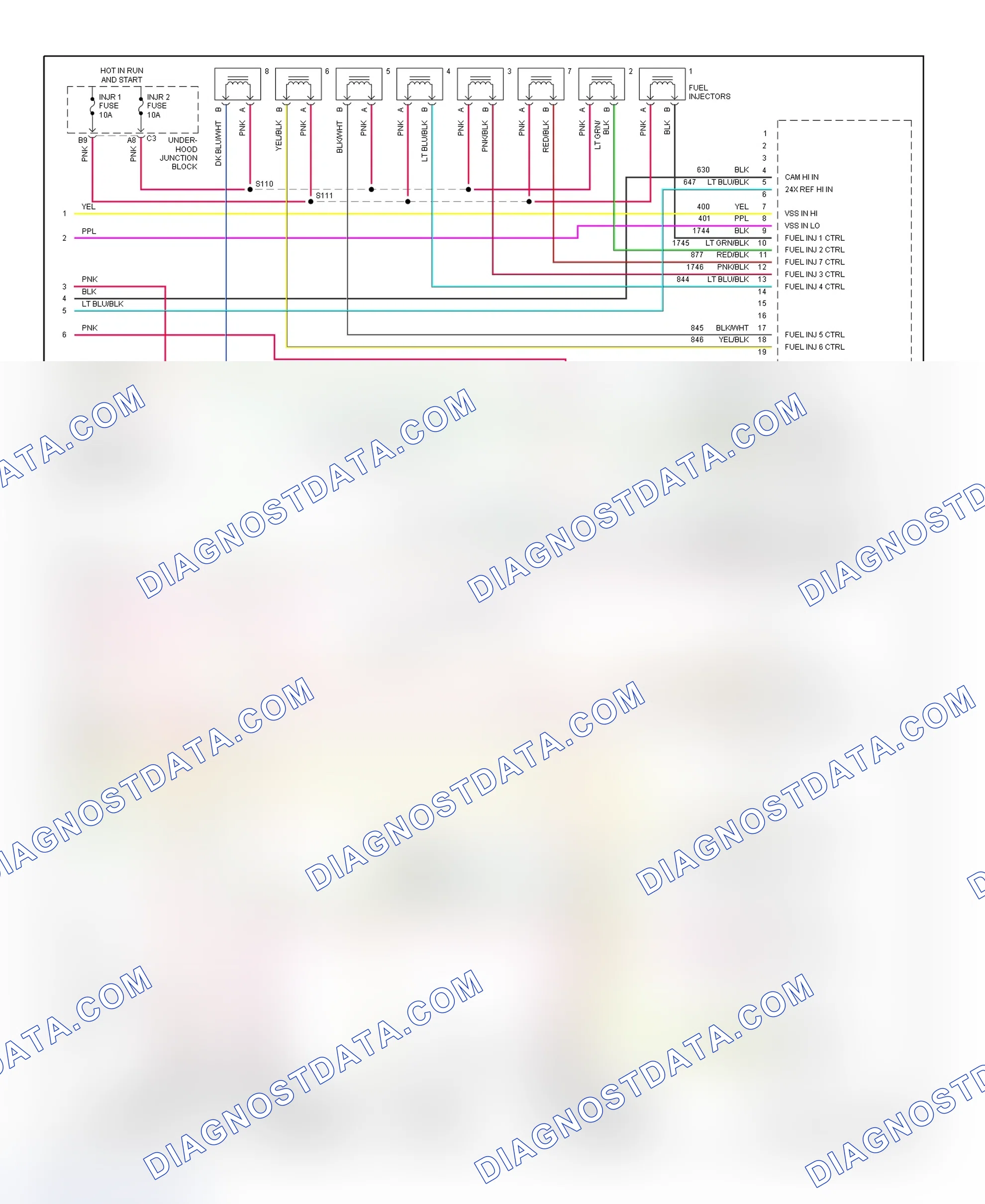 Scheme 175: PCM Wiring Diagram (Seville - 4.6L - 4 Of 4)