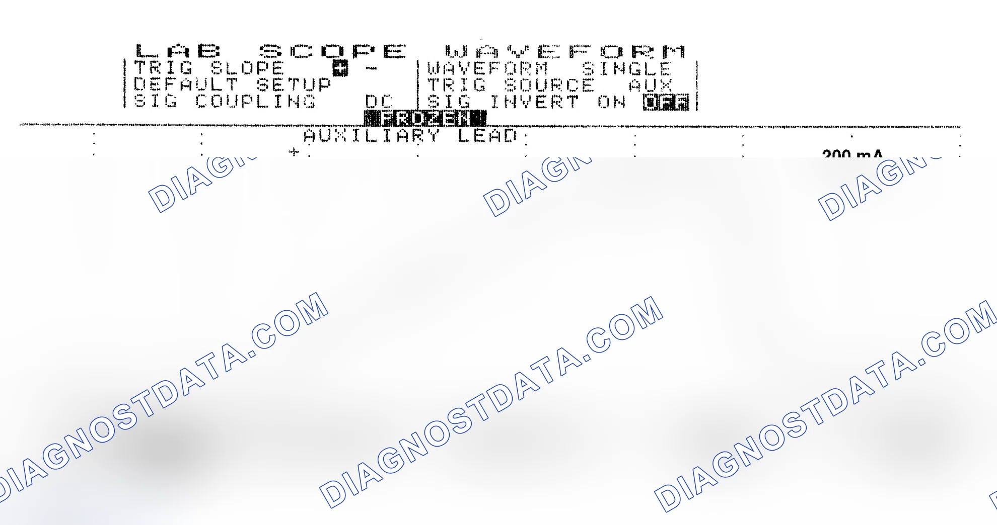 Scheme 13: Single Injector w/Normal Current Flow - Current Pattern