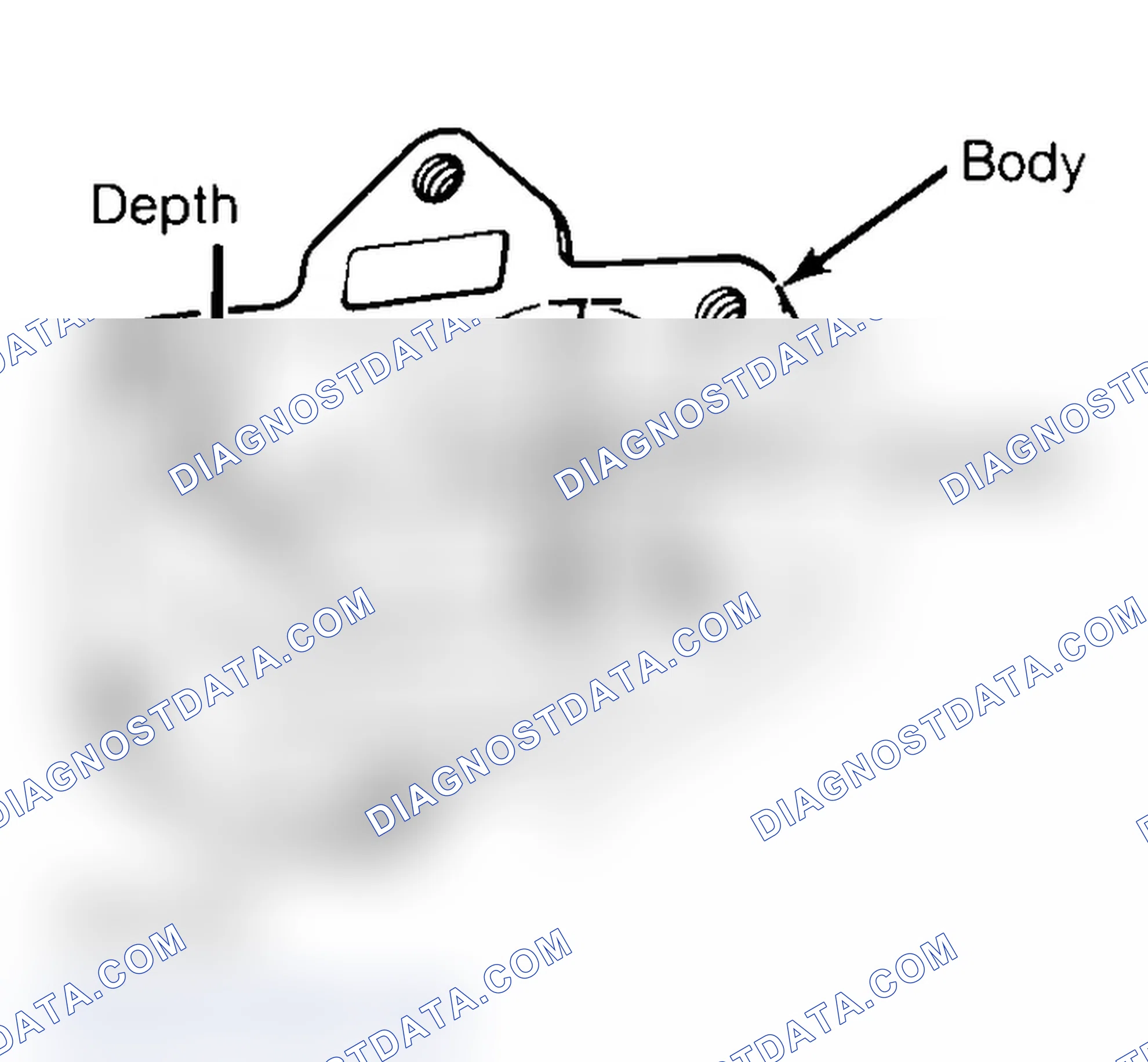 Scheme 35: Measuring Oil Pump Gear Cavity
