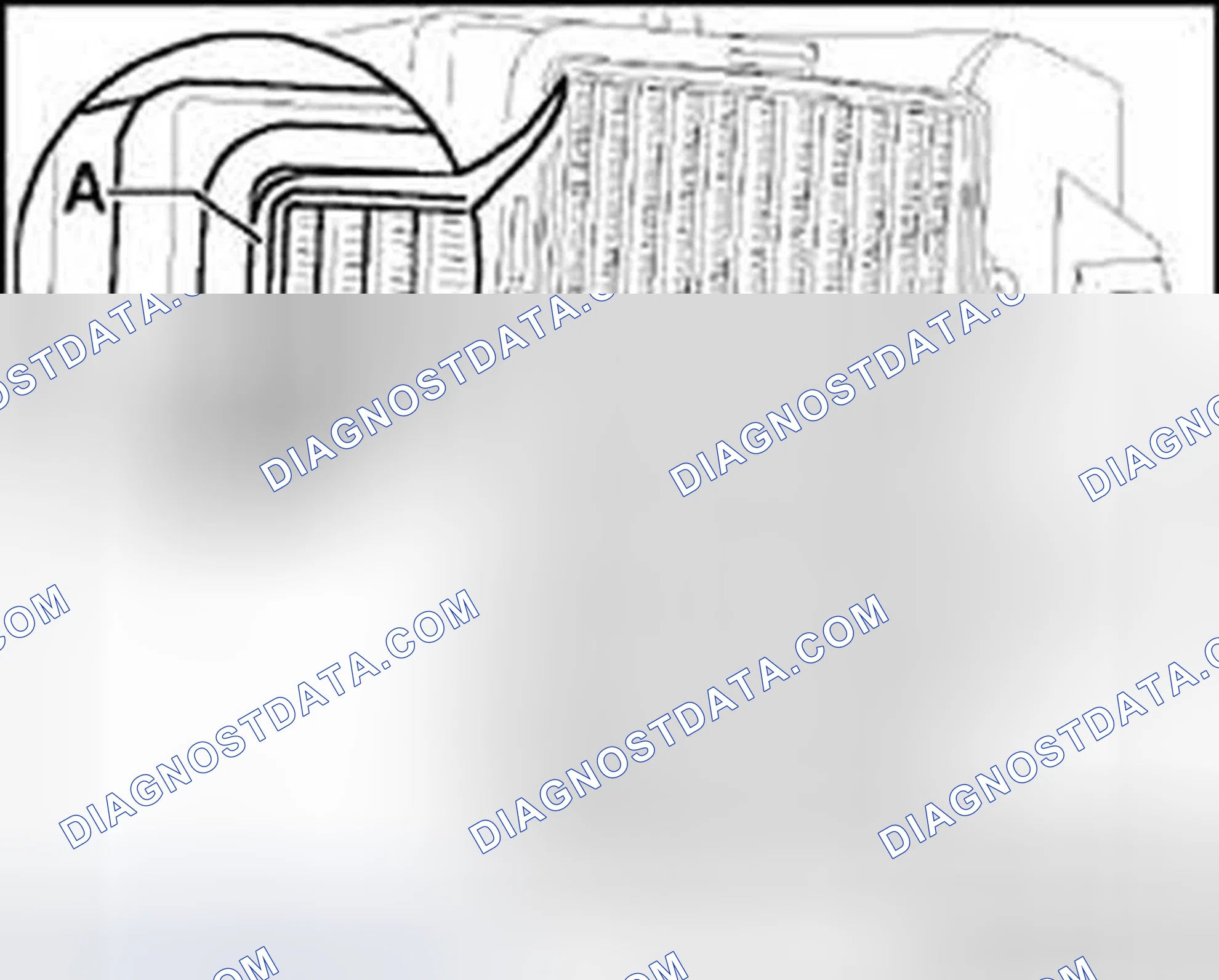 Scheme 84: Evaporator housing seal, location