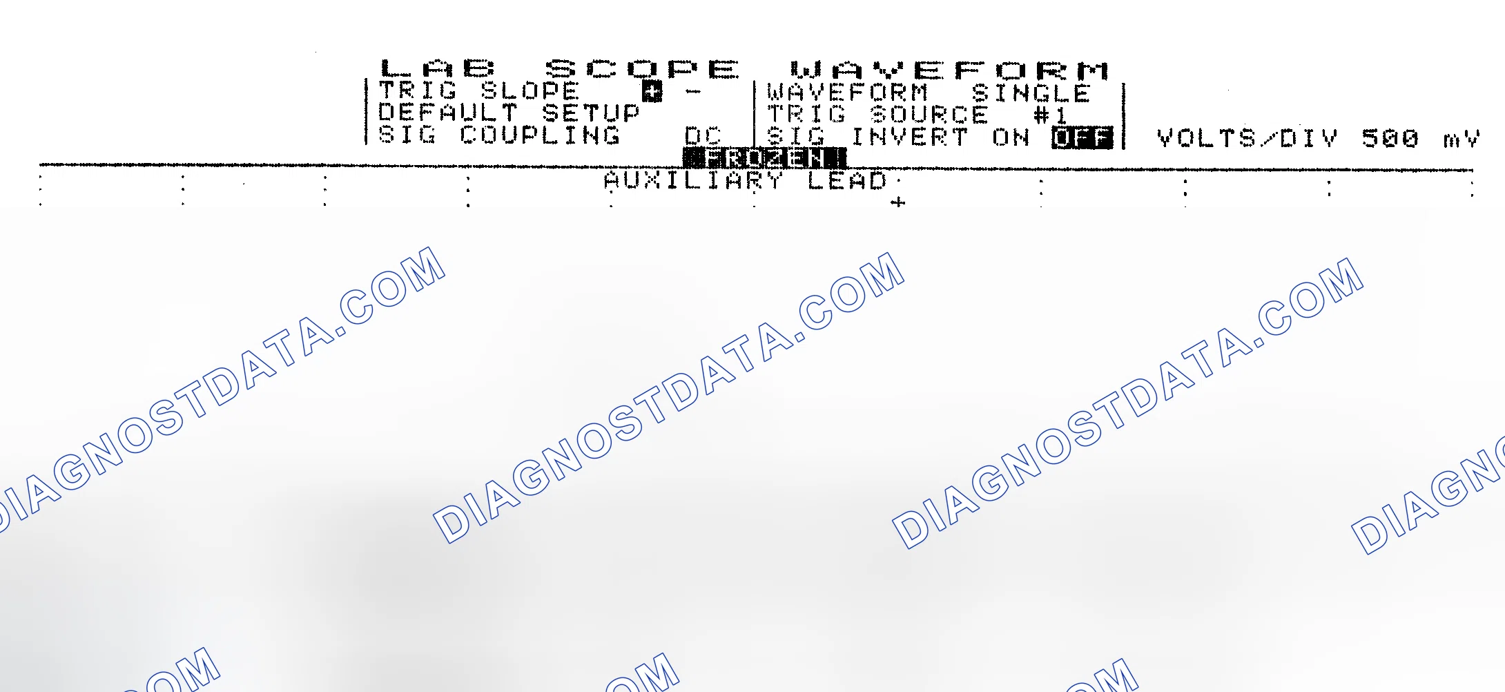 Scheme 10: Single Injector w/Excessive Current Flow - Current Pattern