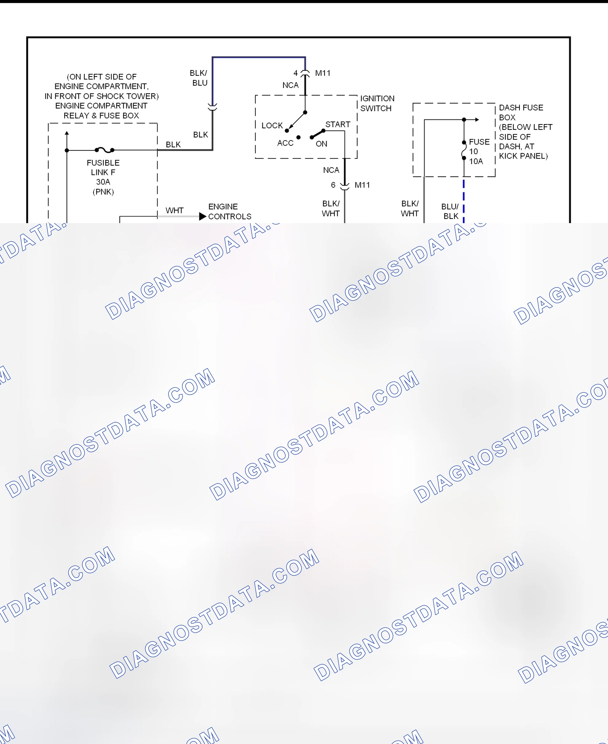 Scheme 1: Charging System Wiring Diagram (Accent)