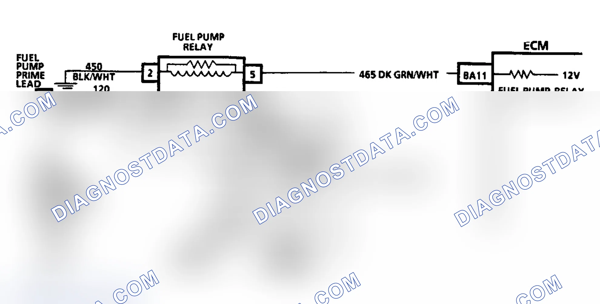Scheme 407: Chart A5 Schematic, Fuel System Elect. Test (3.3L "N" Body)